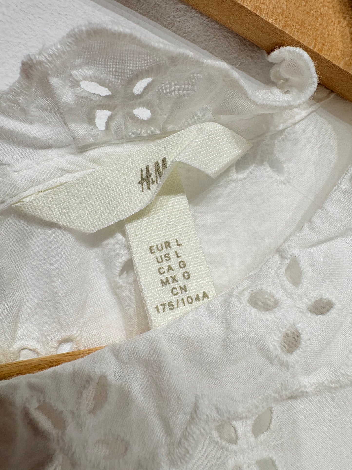 Blusa 100% algodón H&M
