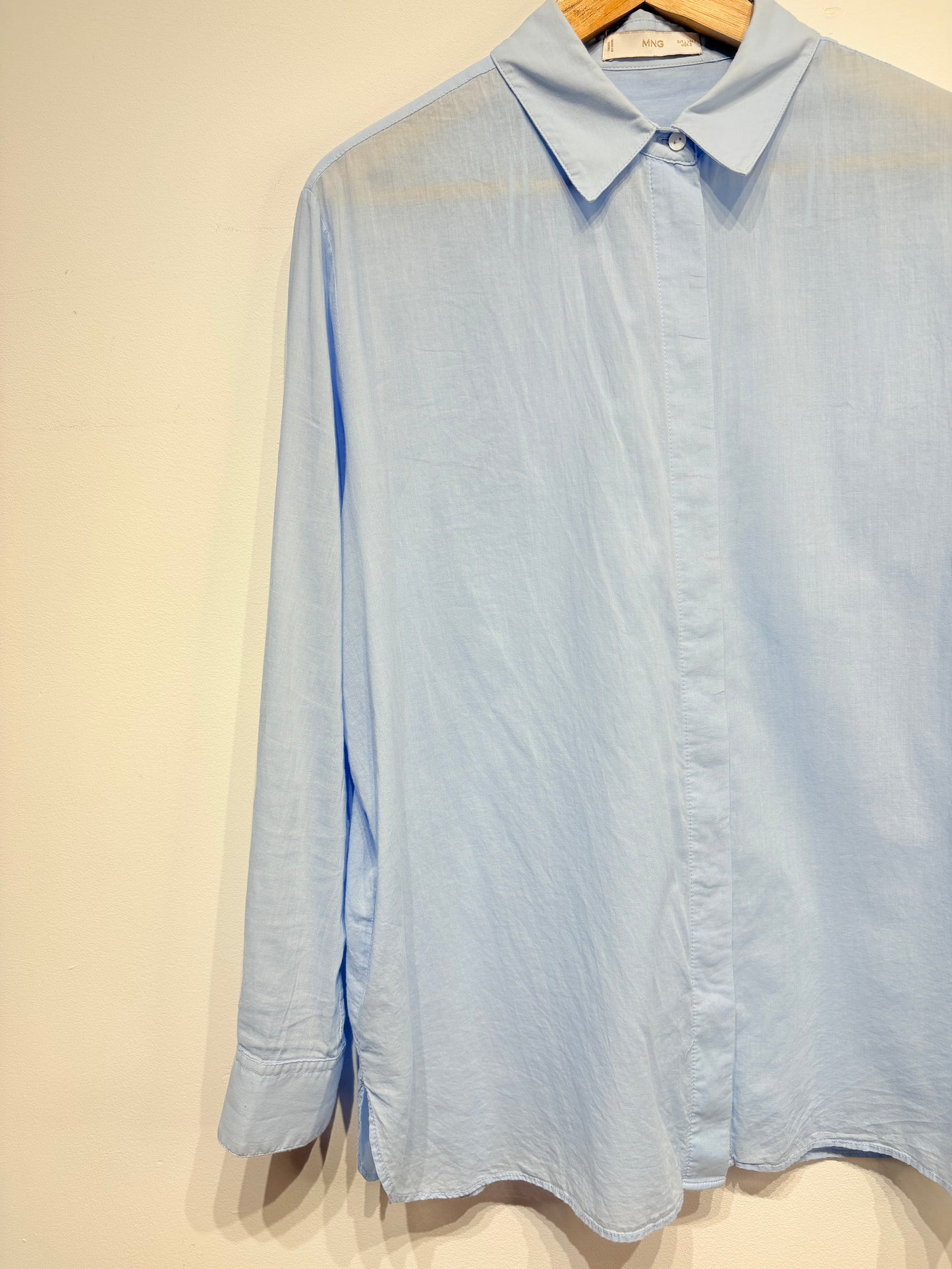 Camisa celeste 100% algodón