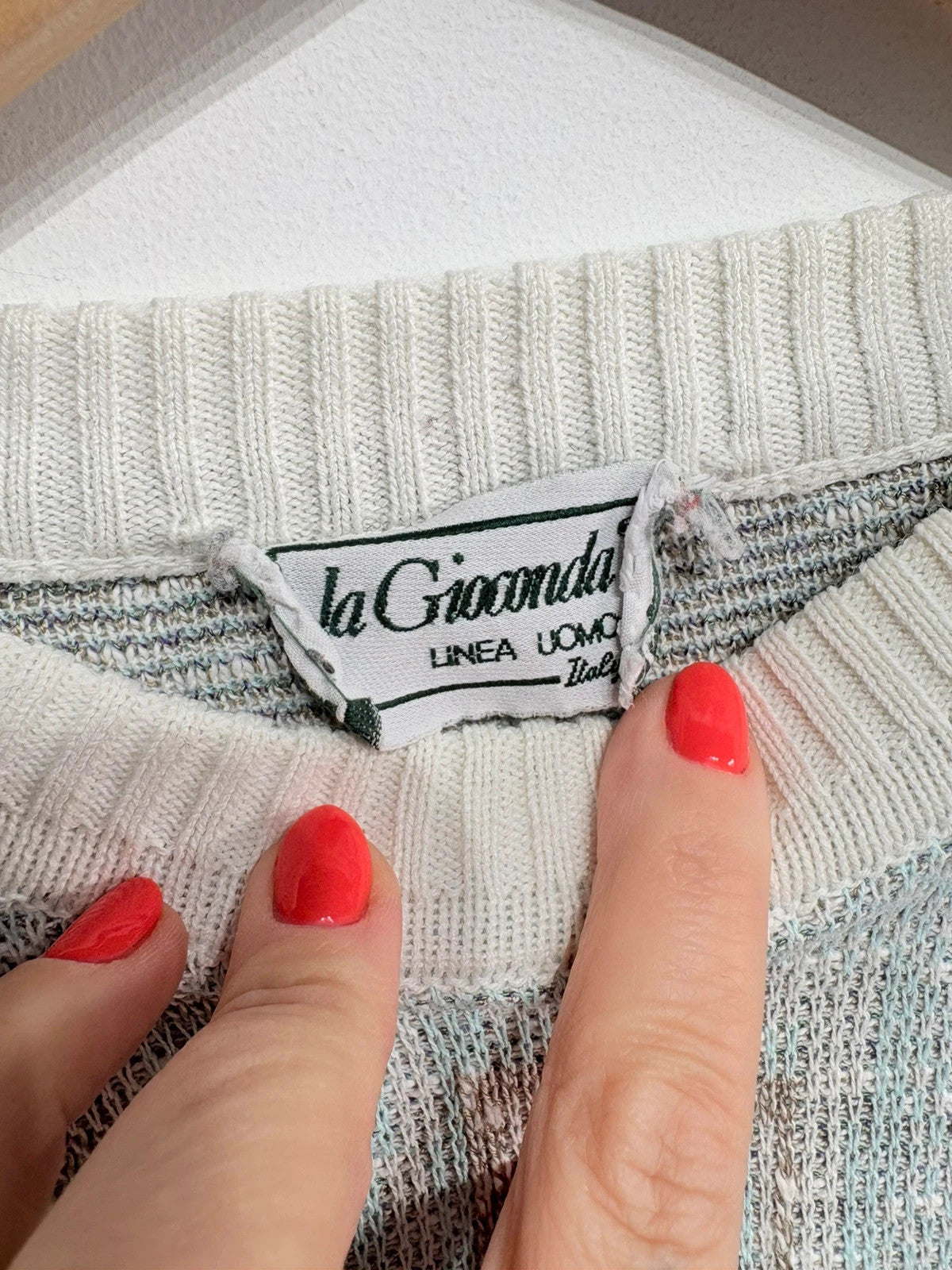 Jersey de punto ligero vintage tonos claros