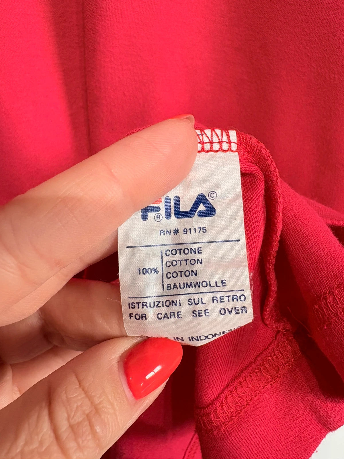 Camiseta cuello medio Fila