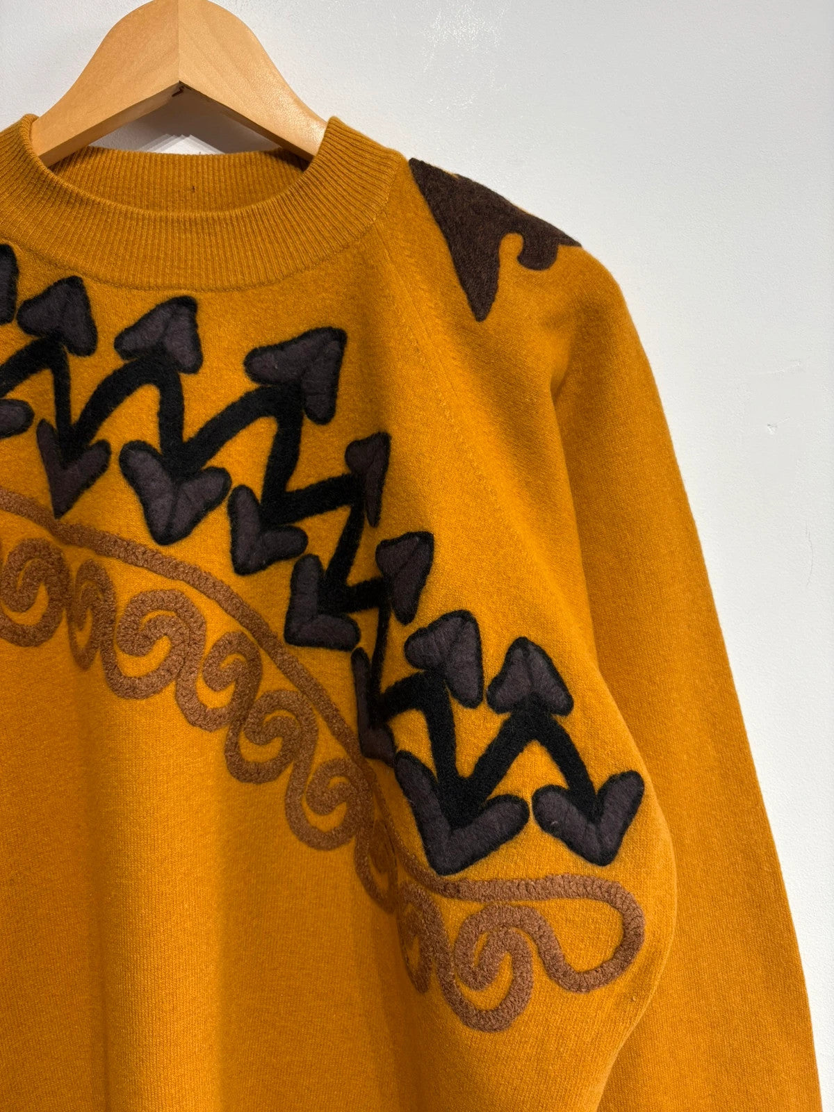Jersey de punto bordado vintage