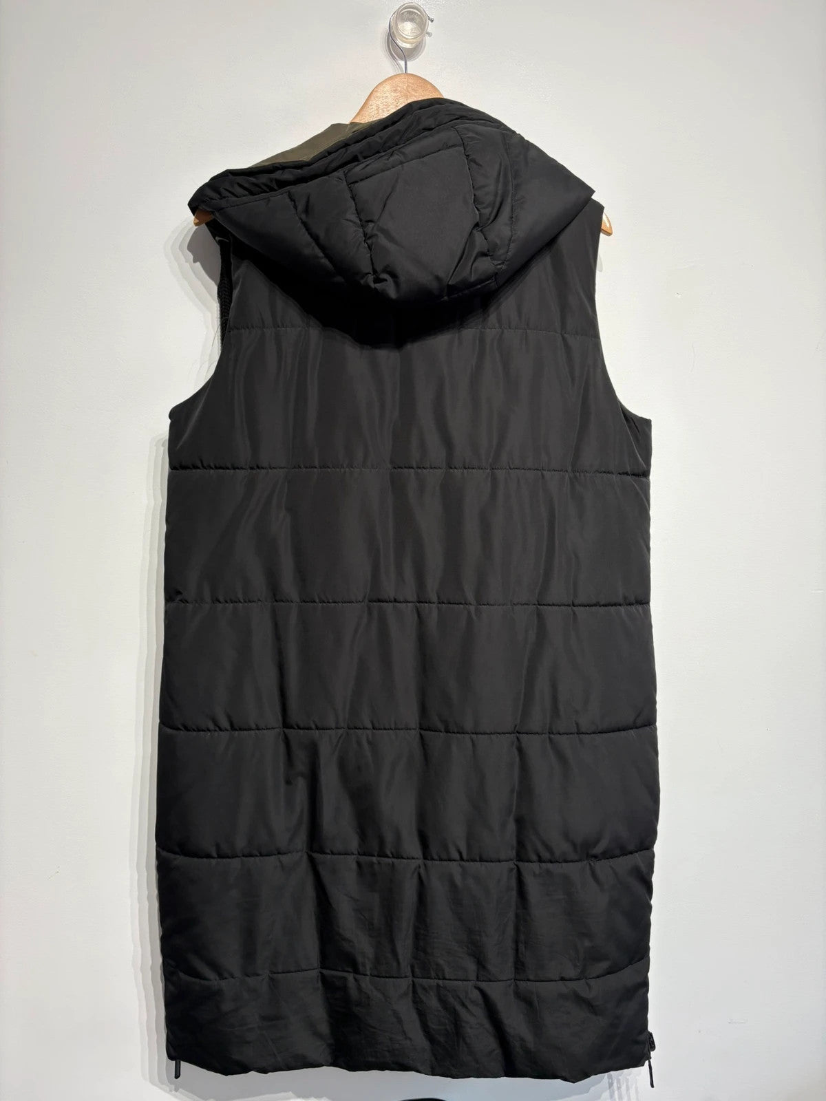 Chaleco acolchado reversible largo Zara