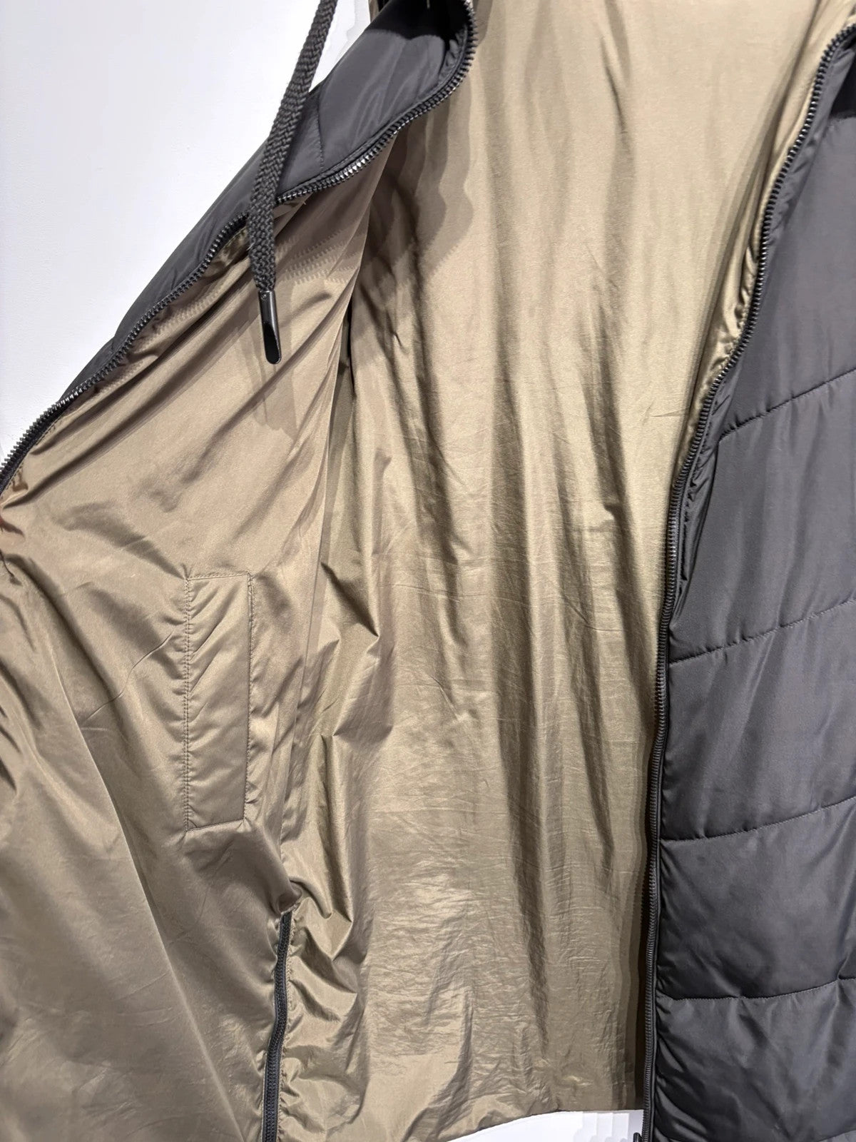 Chaleco acolchado reversible largo Zara