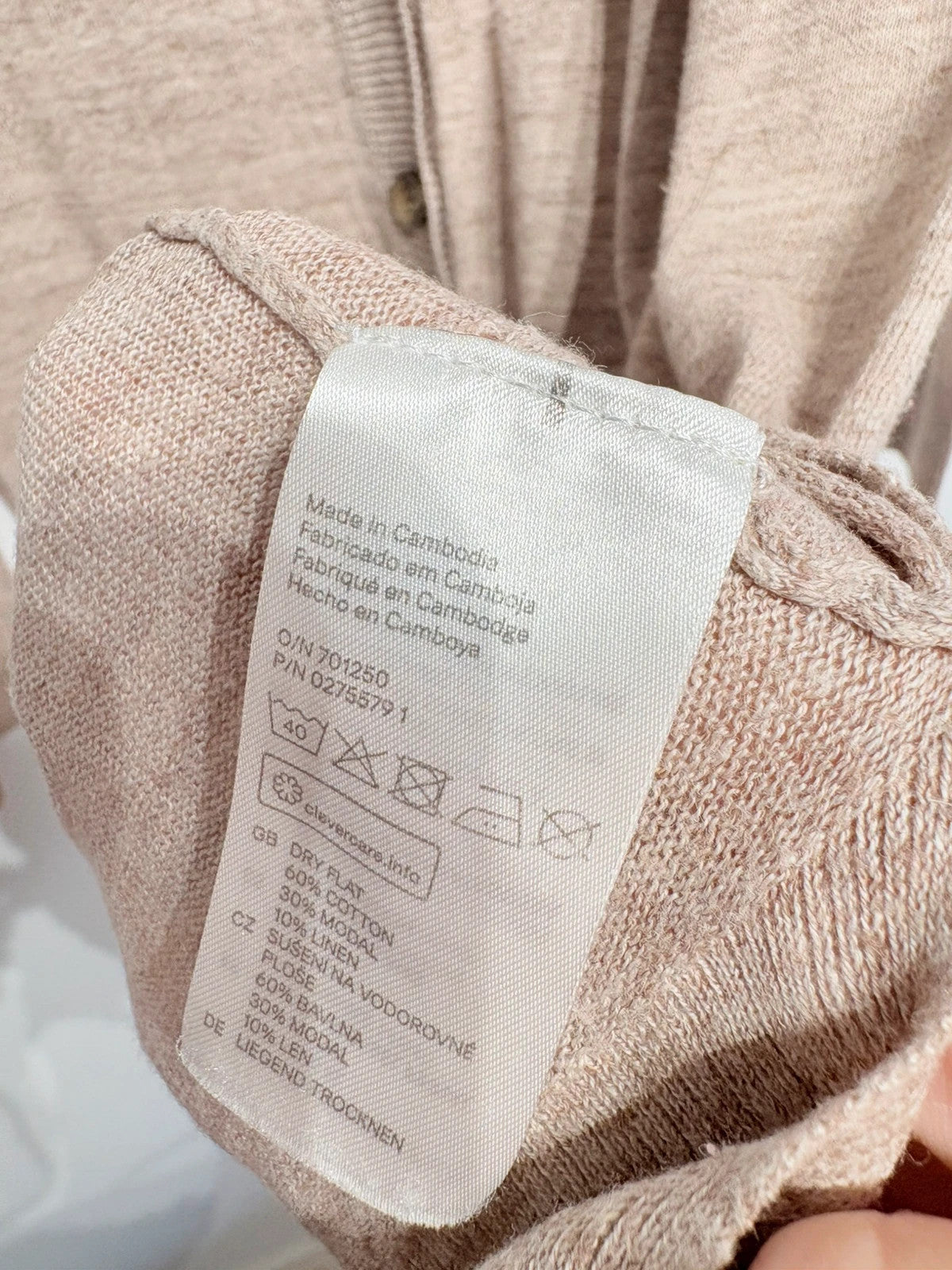 Cárdigan de punto fino H&M