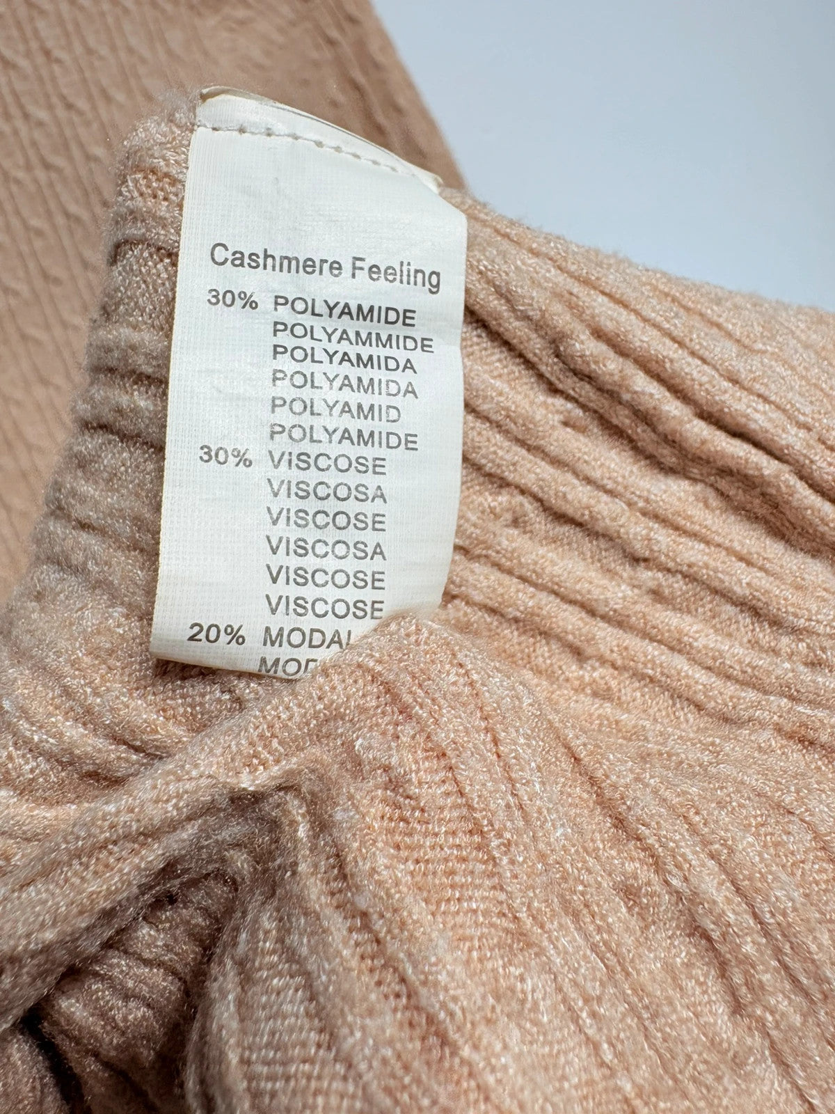 Jersey de punto trenzado