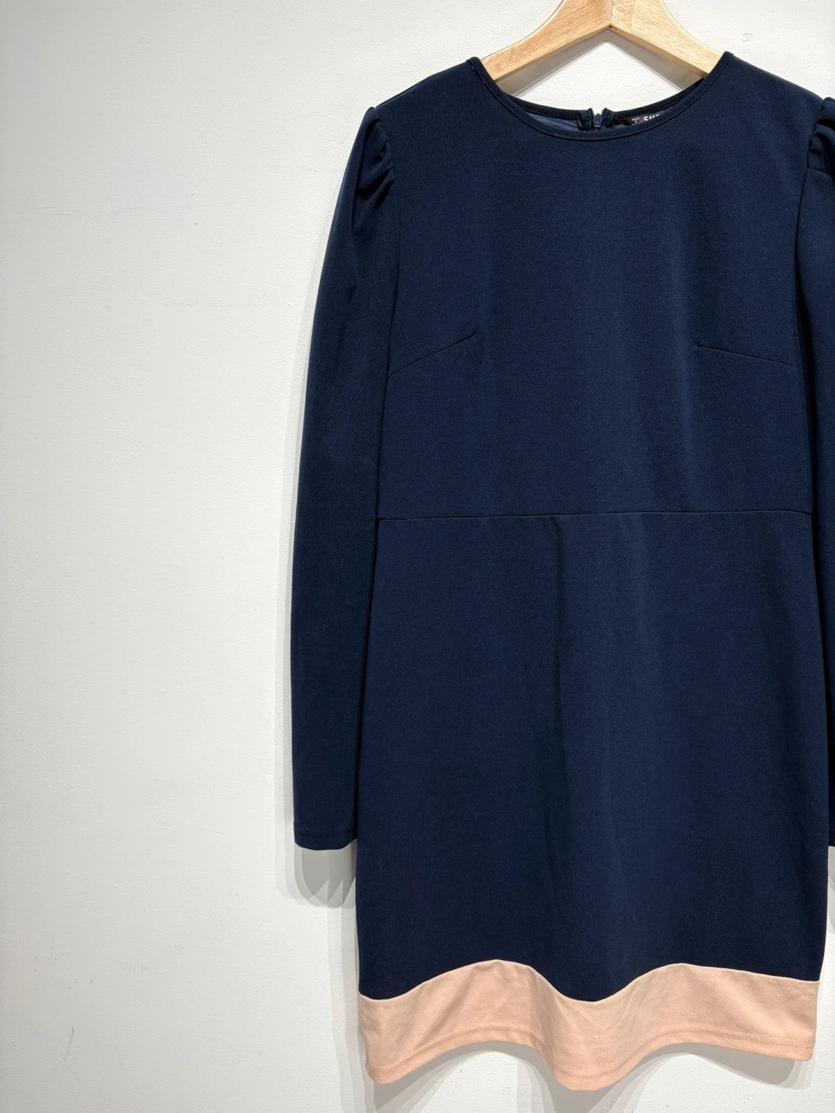 Vestido bicolor formal