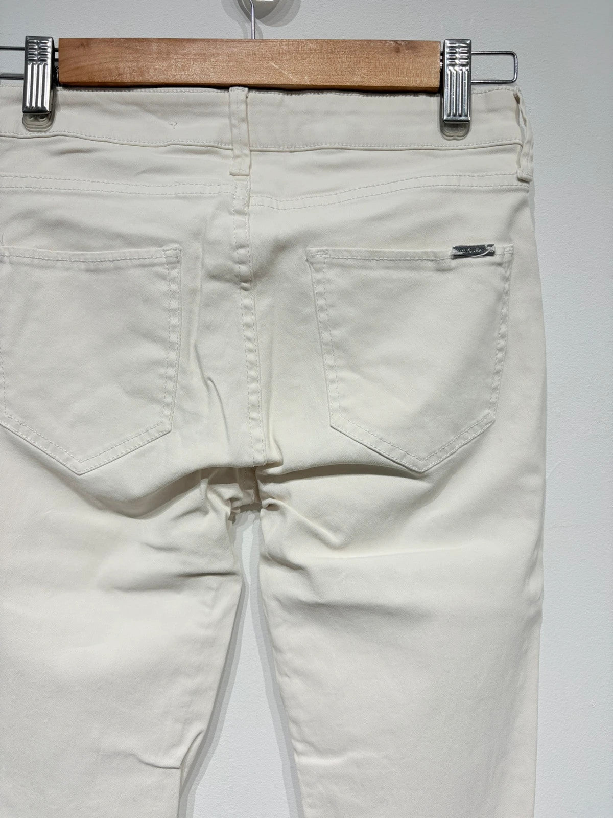 Pantalón skinny blanco Mango