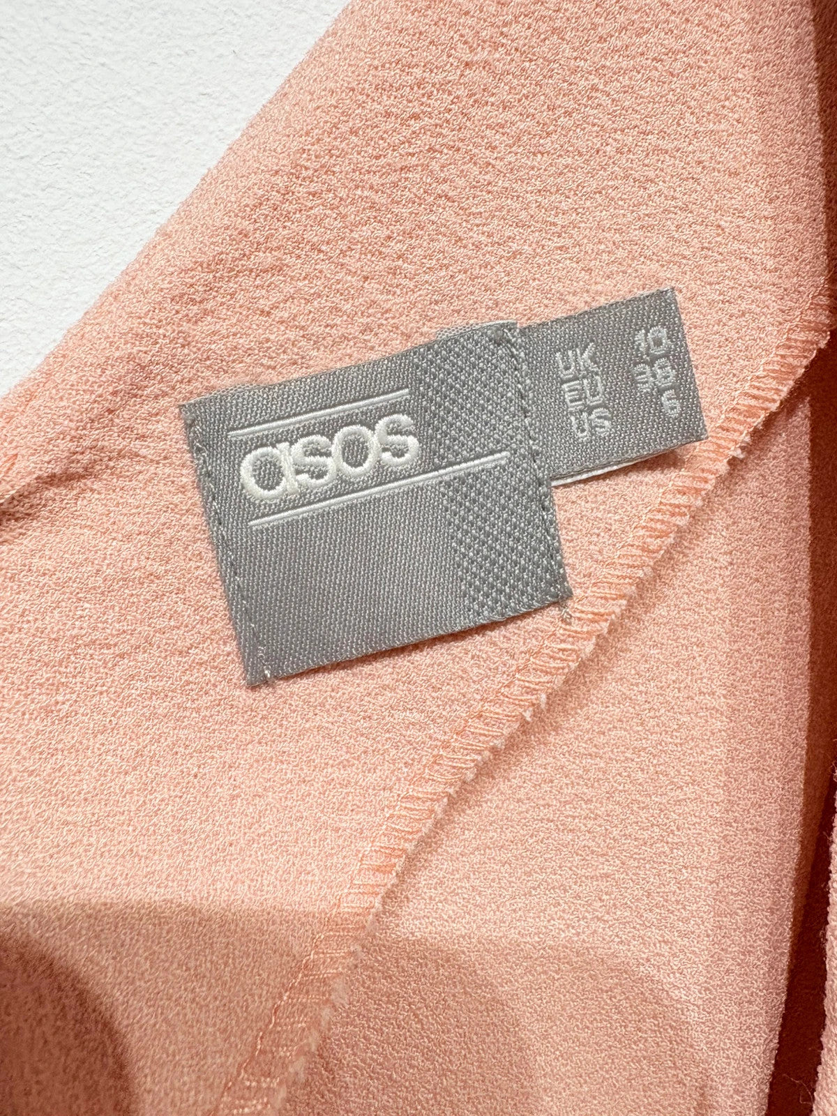 Vestido ASOS color rosa palo