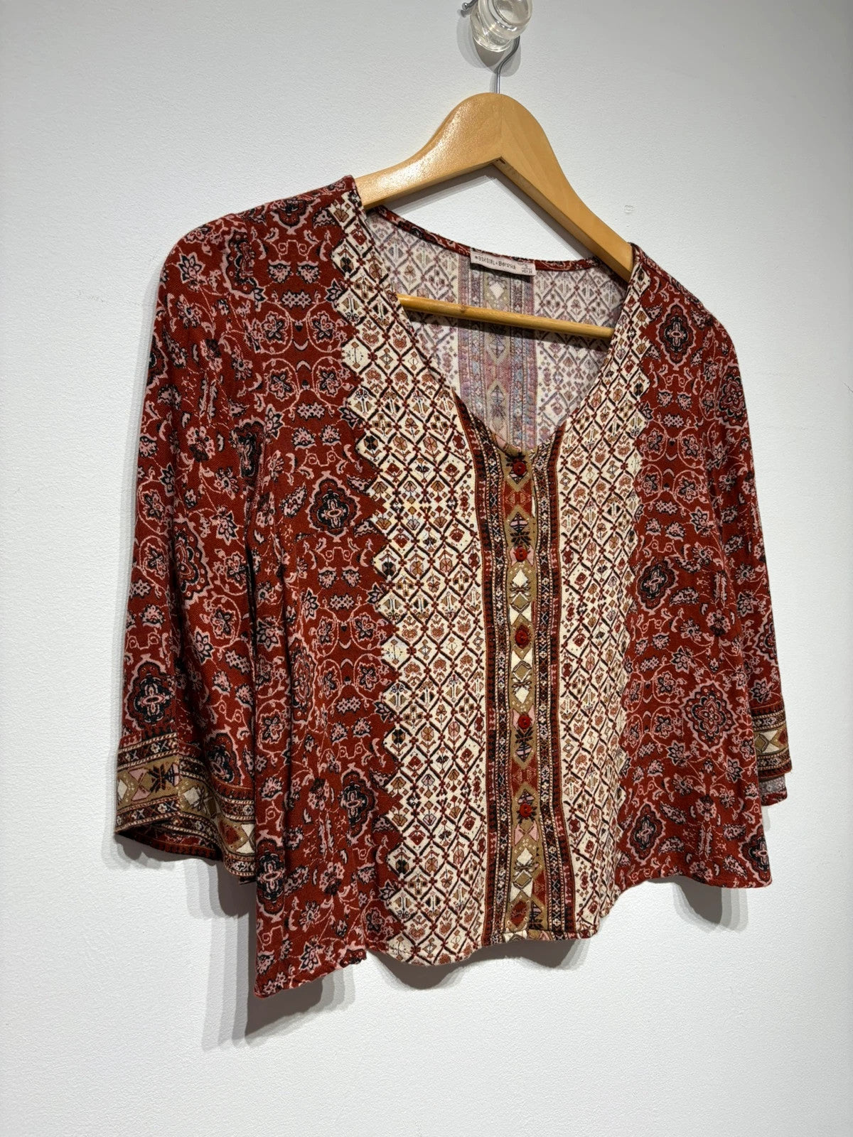 Blusa estampada Bershka