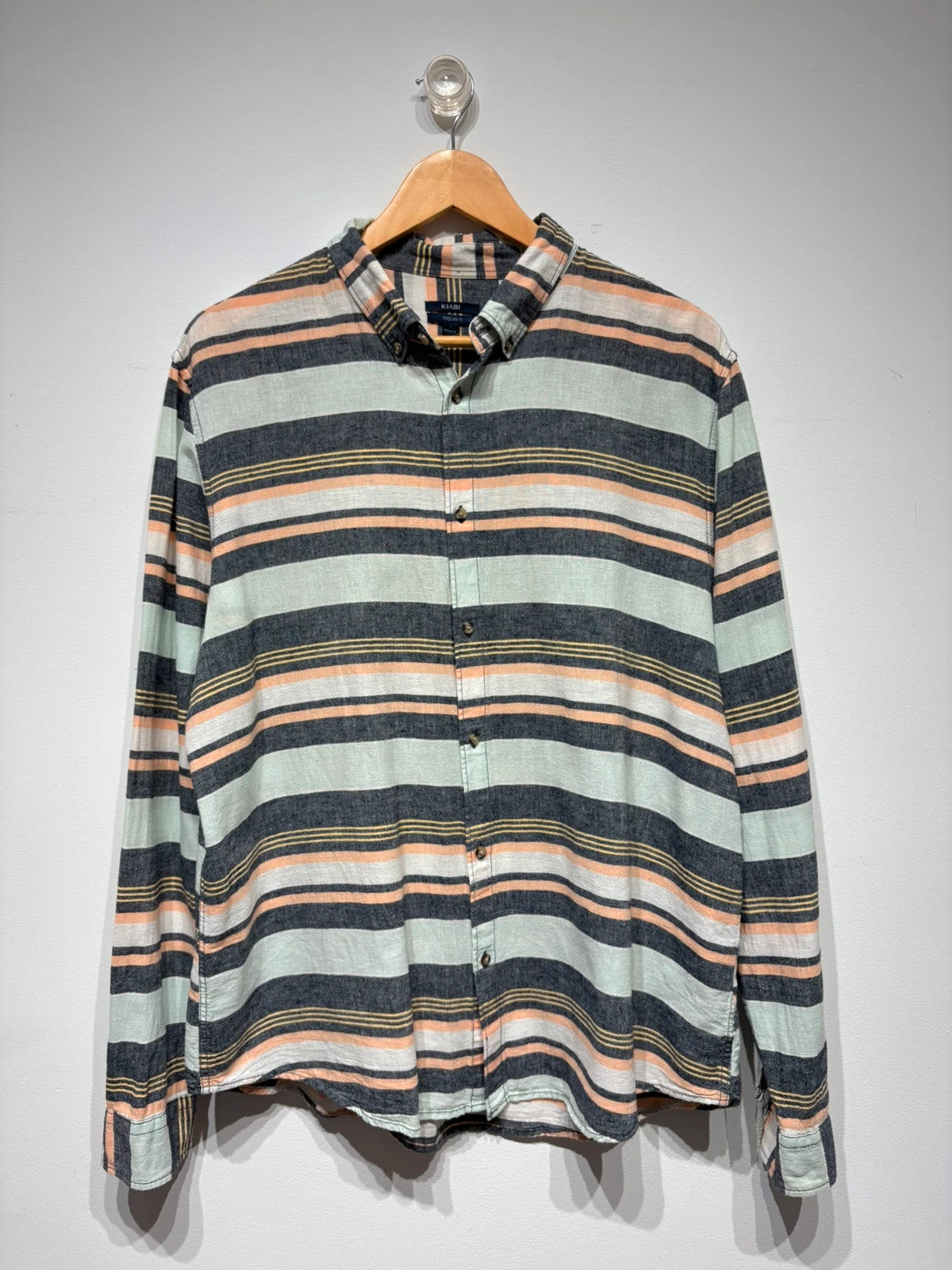 Camisa hombre tallas tipo lino Kiabi