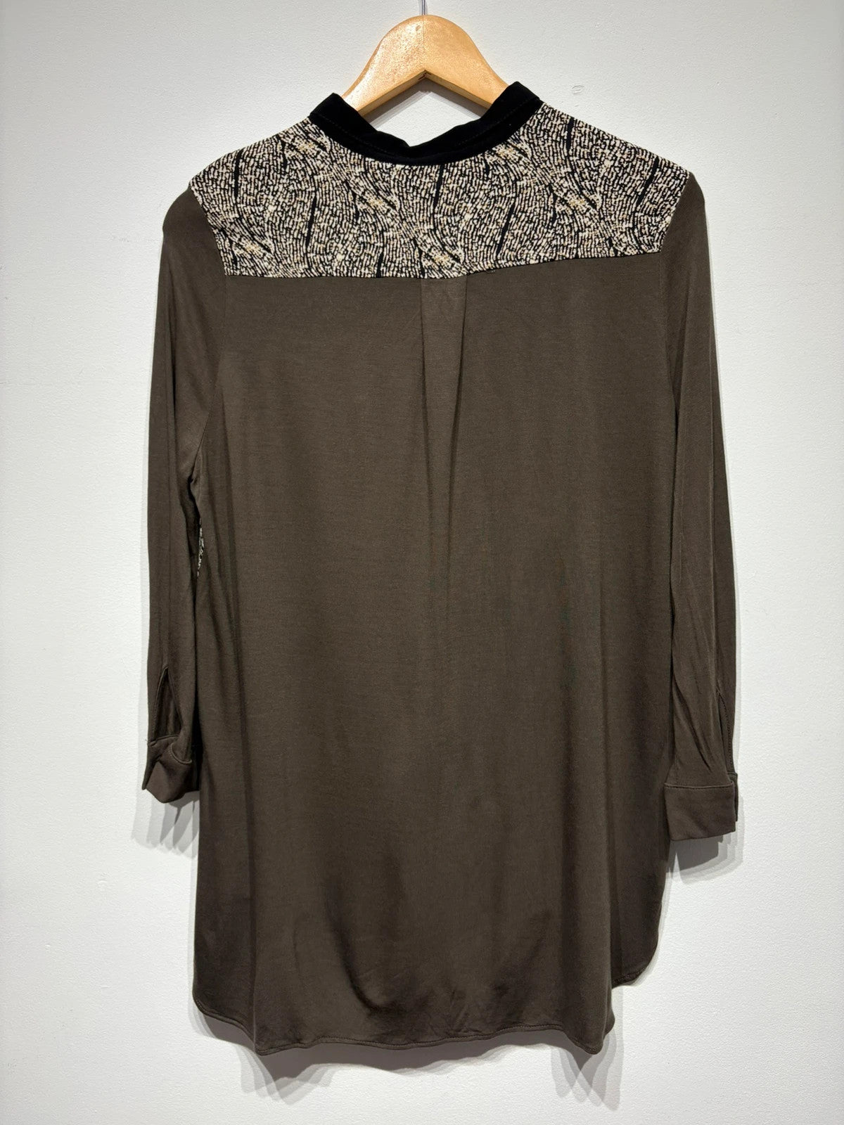 Blusa de doble tejido estampada de Mango