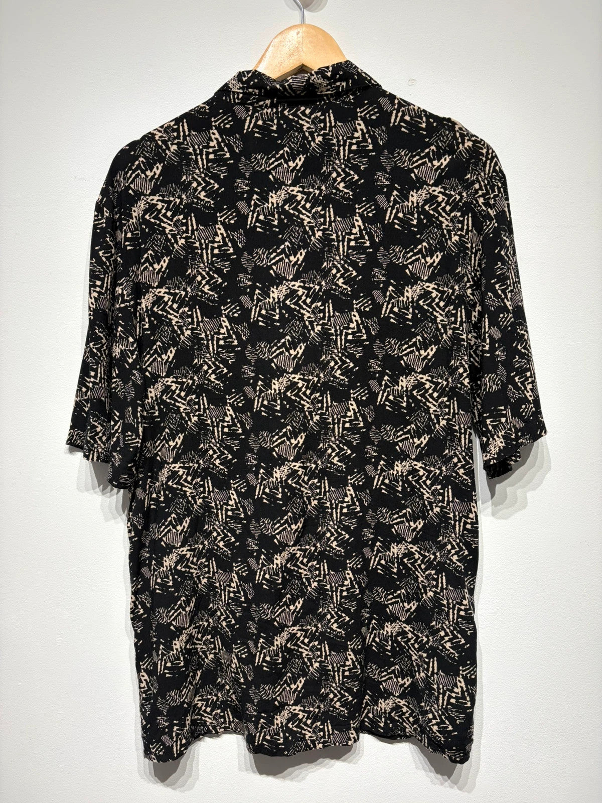Camisa hombre estampada manga corta Kiabi