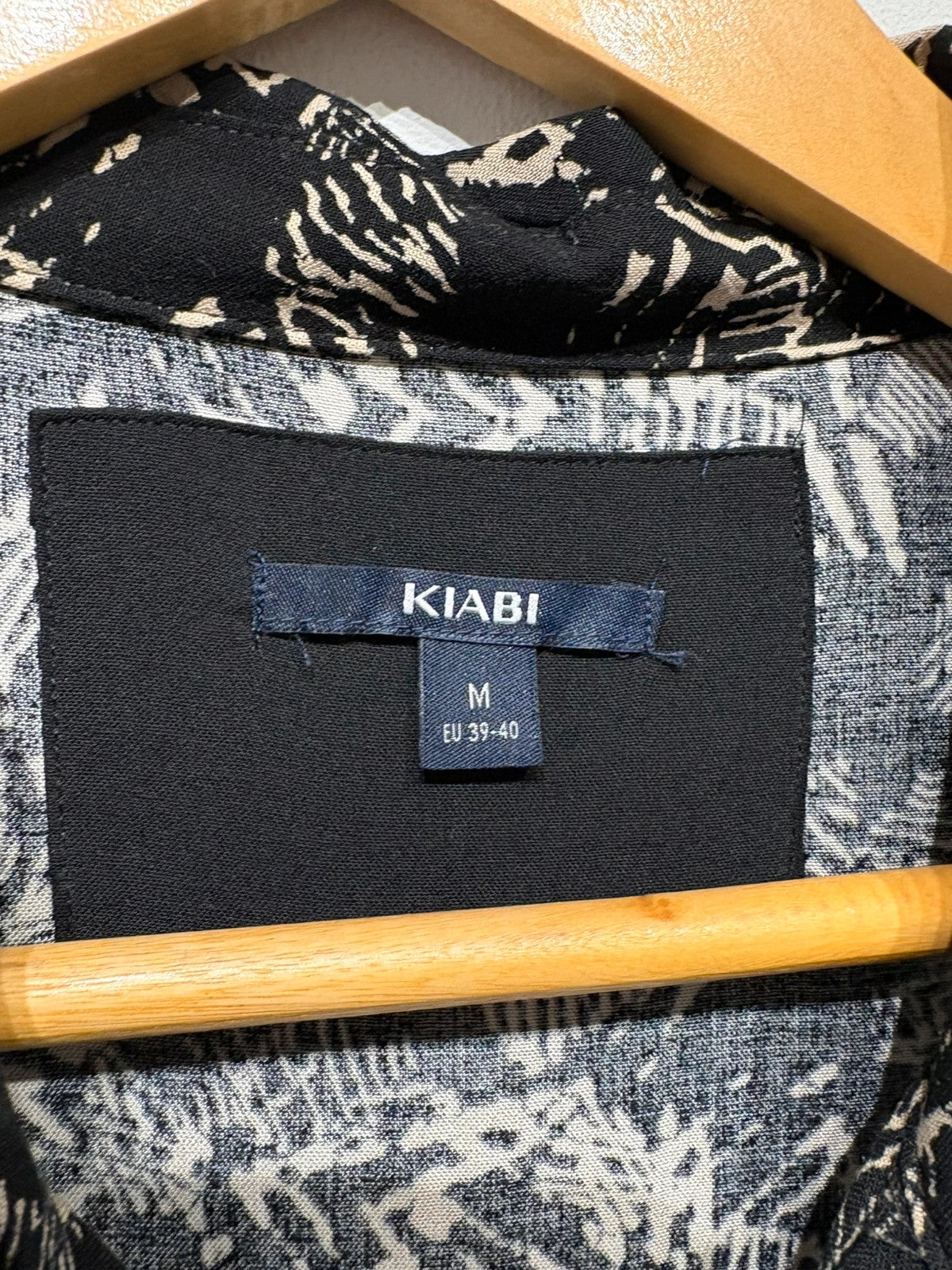 Camisa hombre estampada manga corta Kiabi