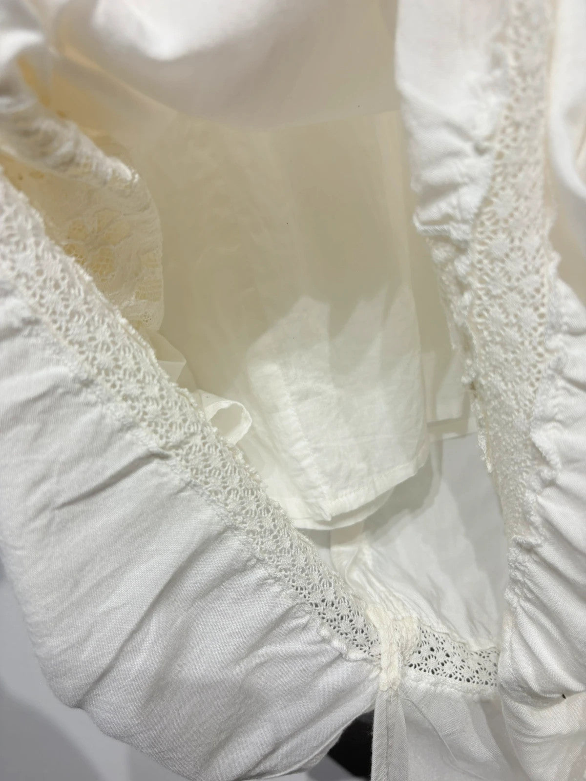 Vestido de encaje blanco
