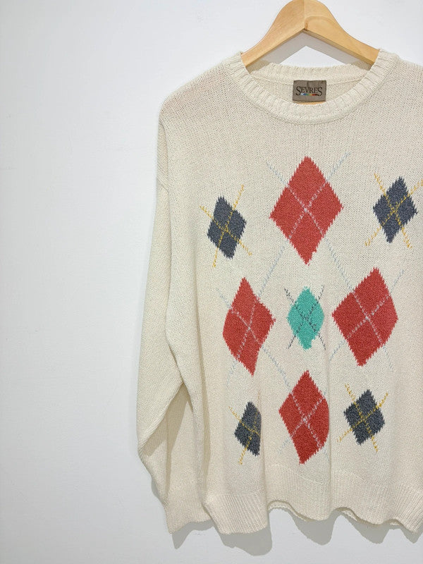 Jersey de rombos Vintage