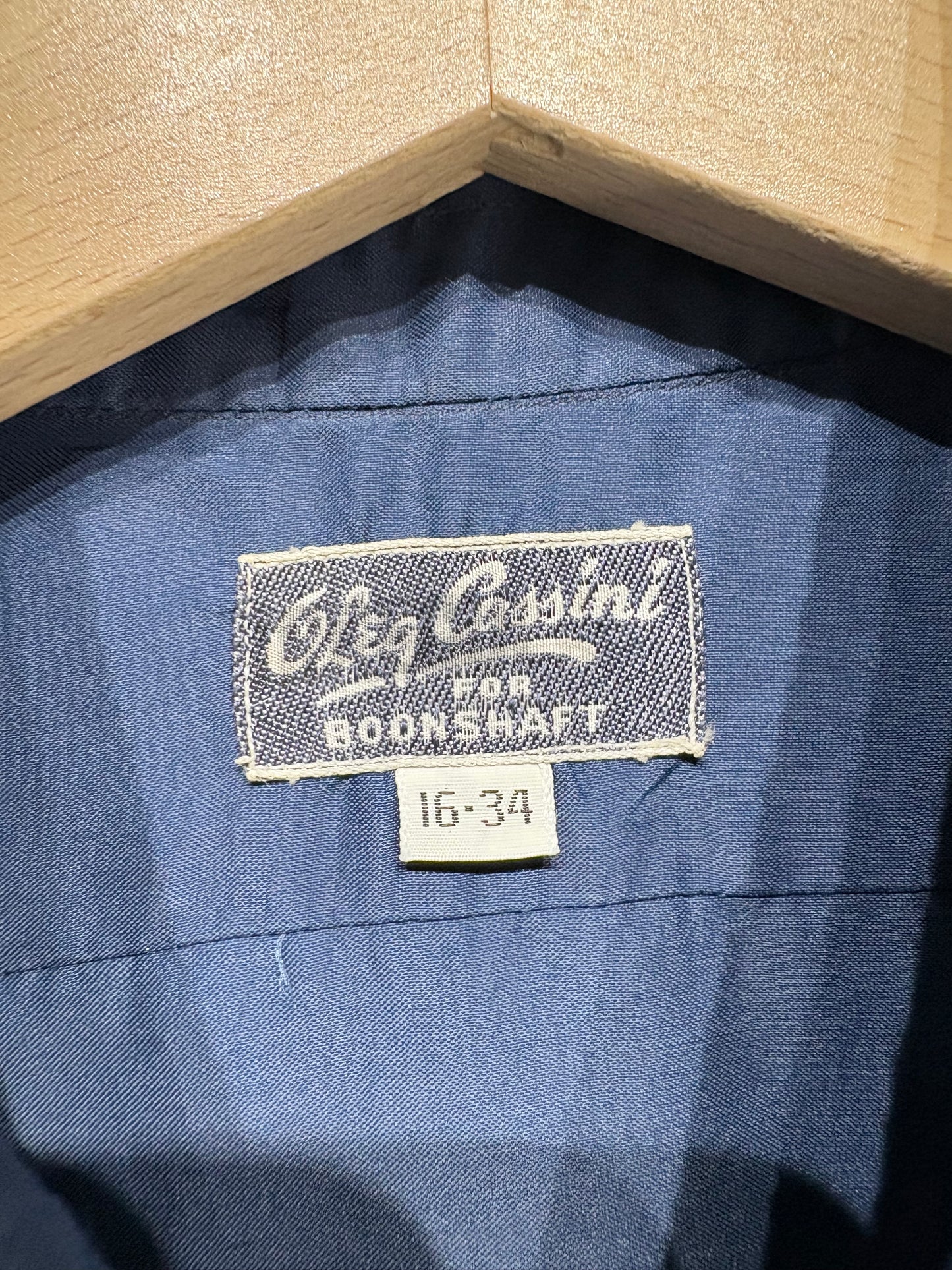 Camisa vintage de trevira y algodón