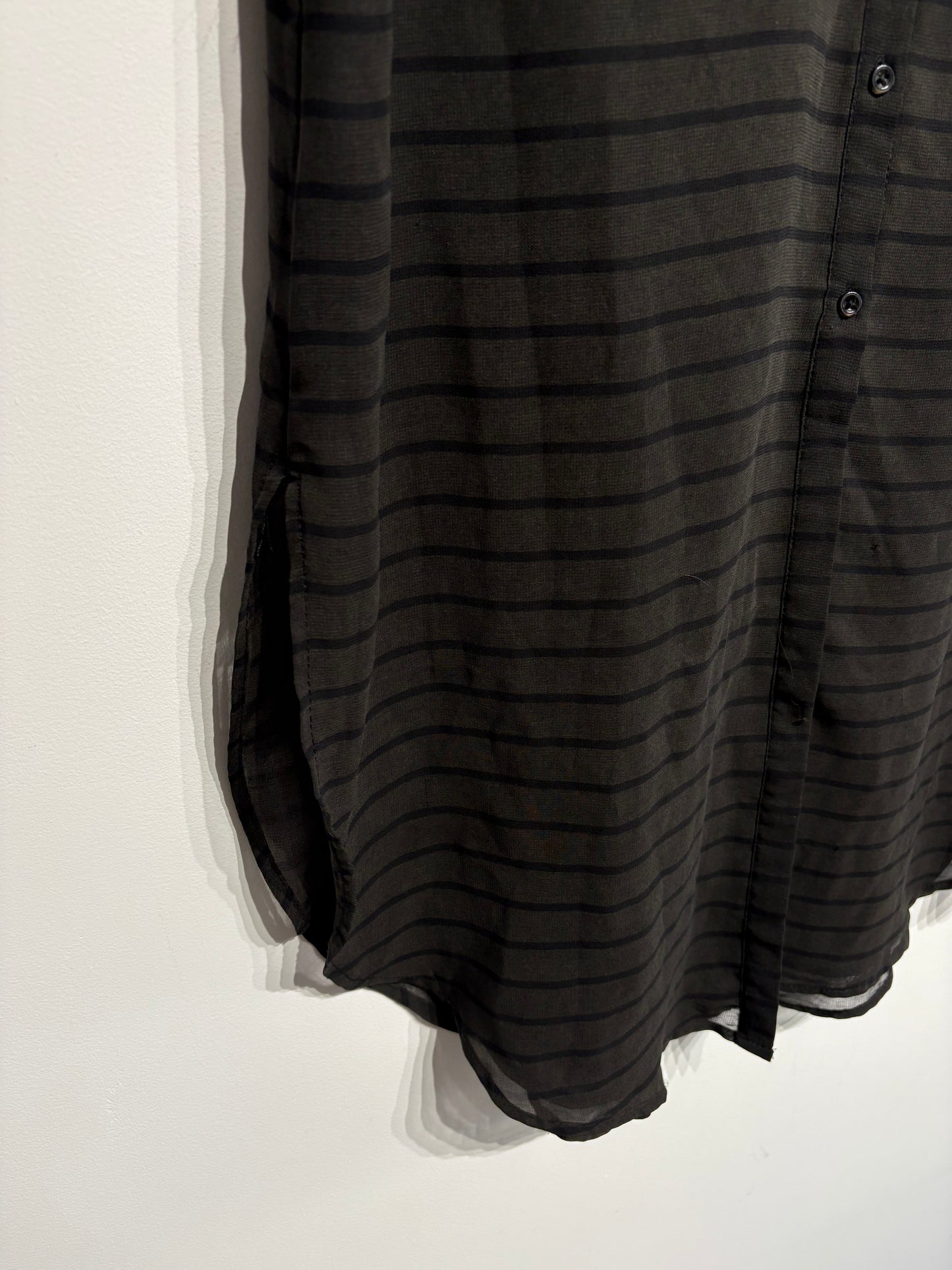 Camisa larga tipo gasa