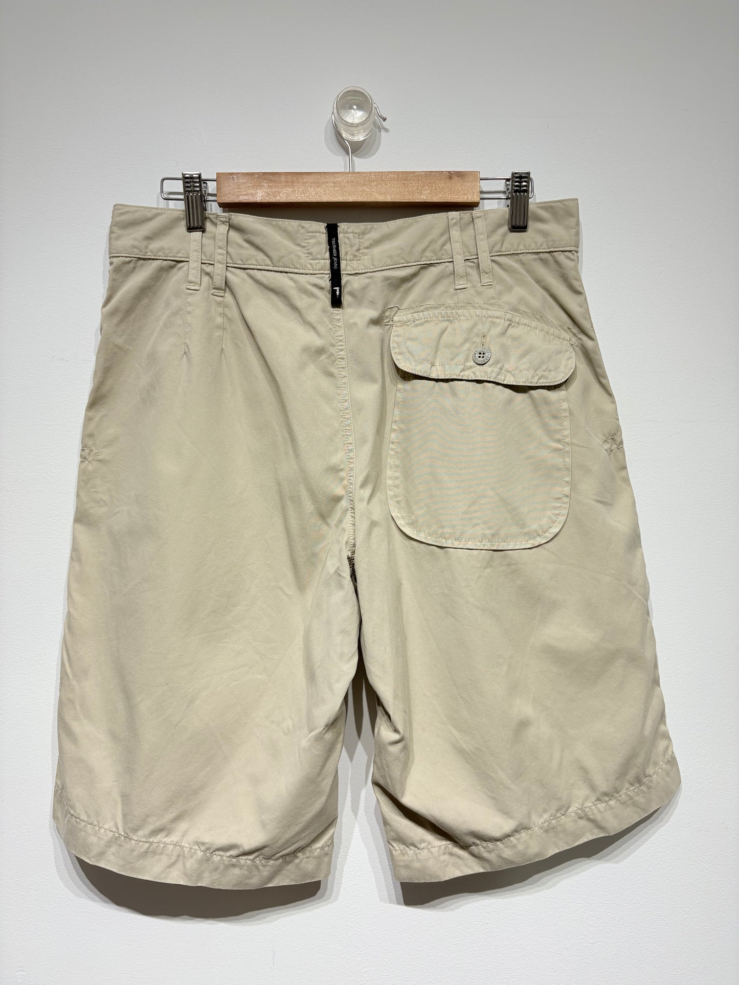 Bermuda color beige Trussardi Jeans