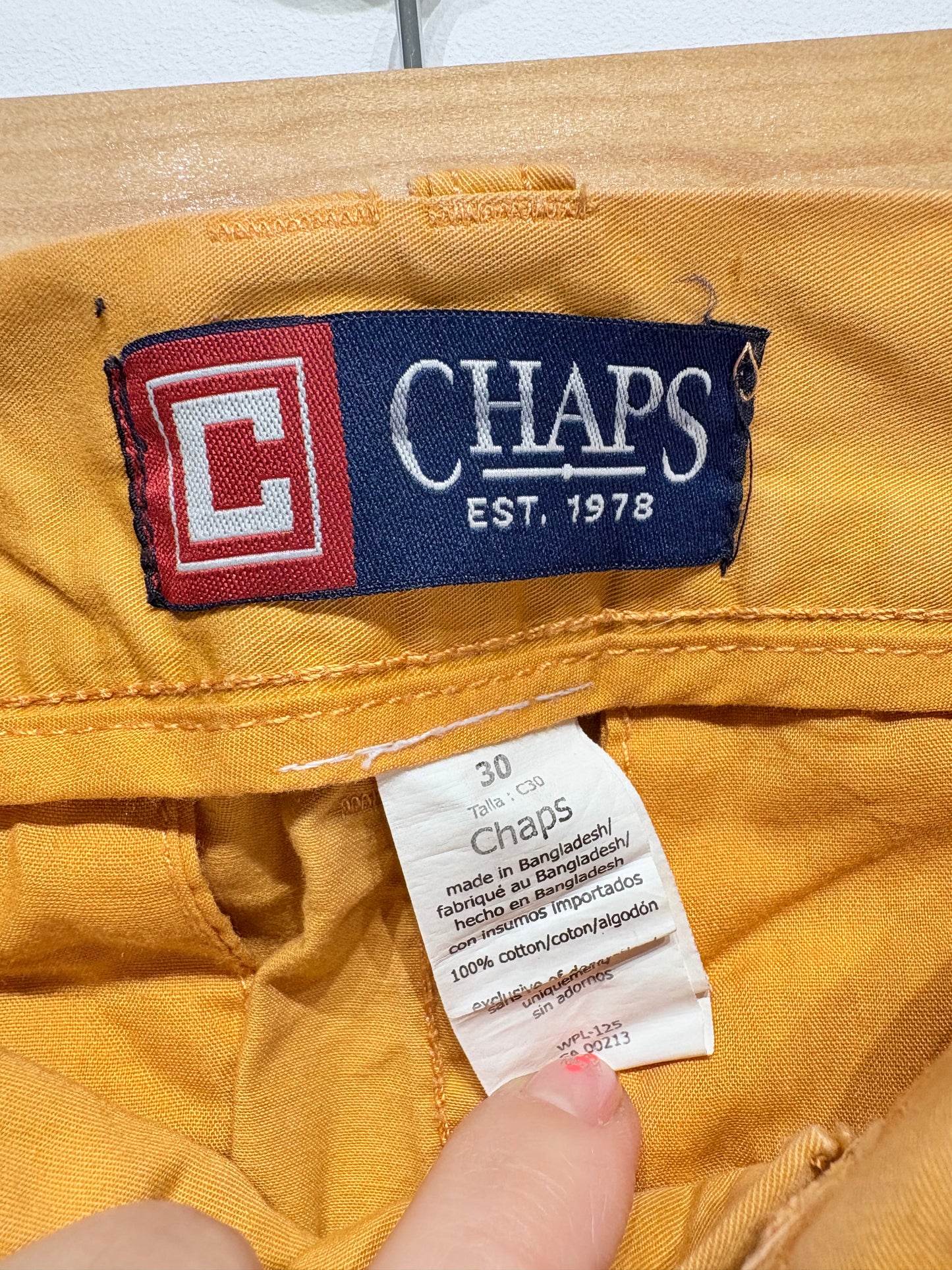 Bermuda estilo chino Chaps