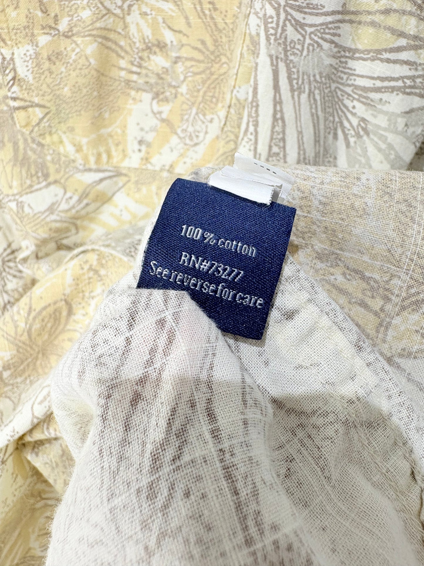 Camisa estampada 100% algodón