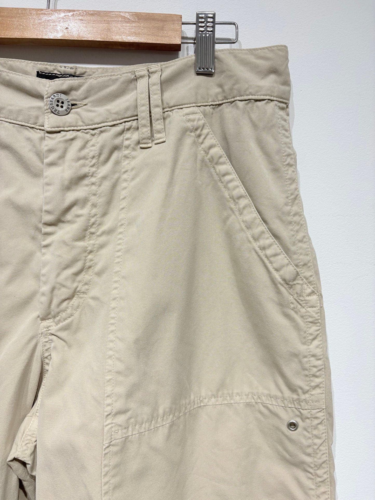 Bermuda color beige Trussardi Jeans