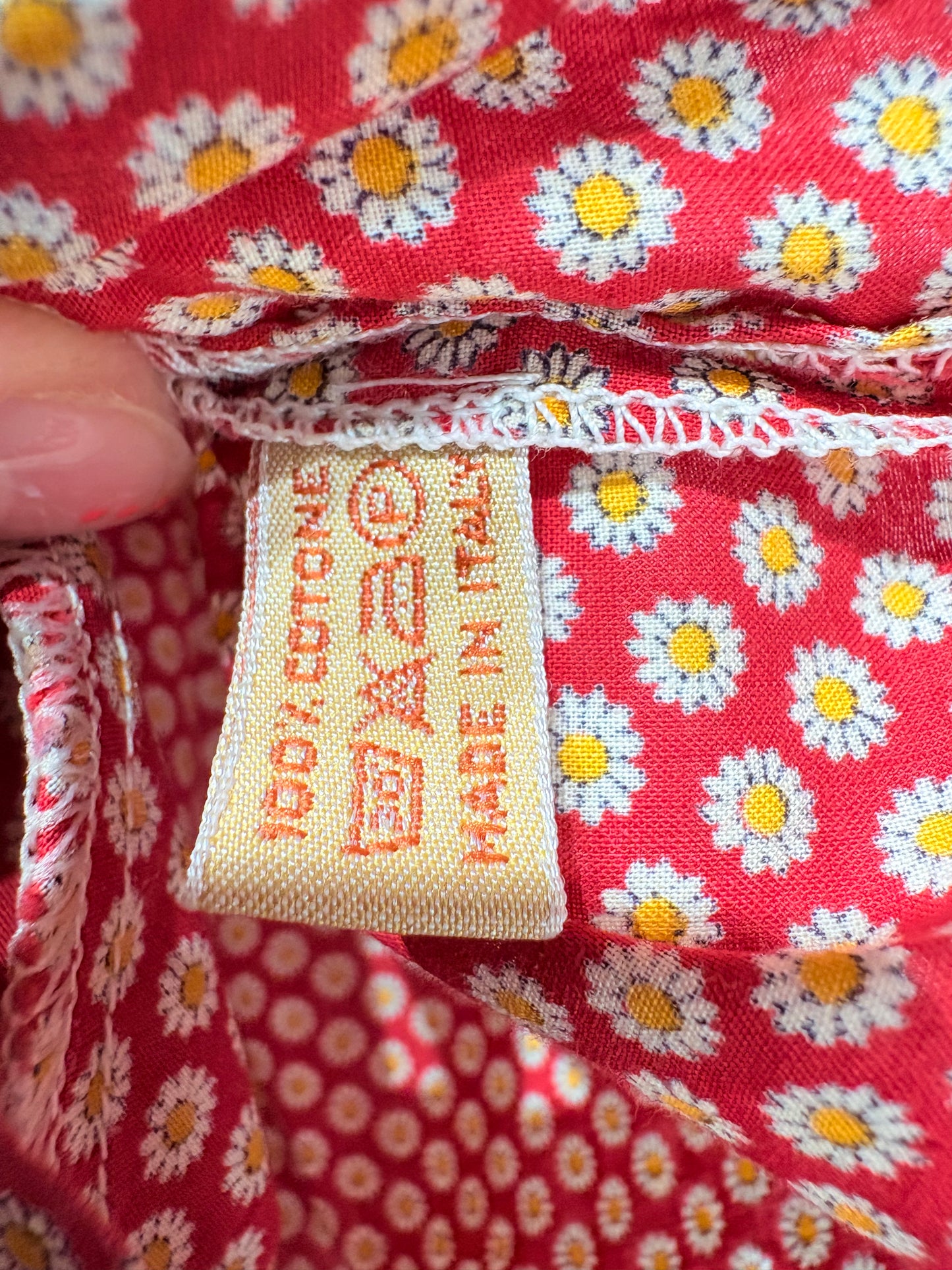 Short estampado vintage 100% algodón