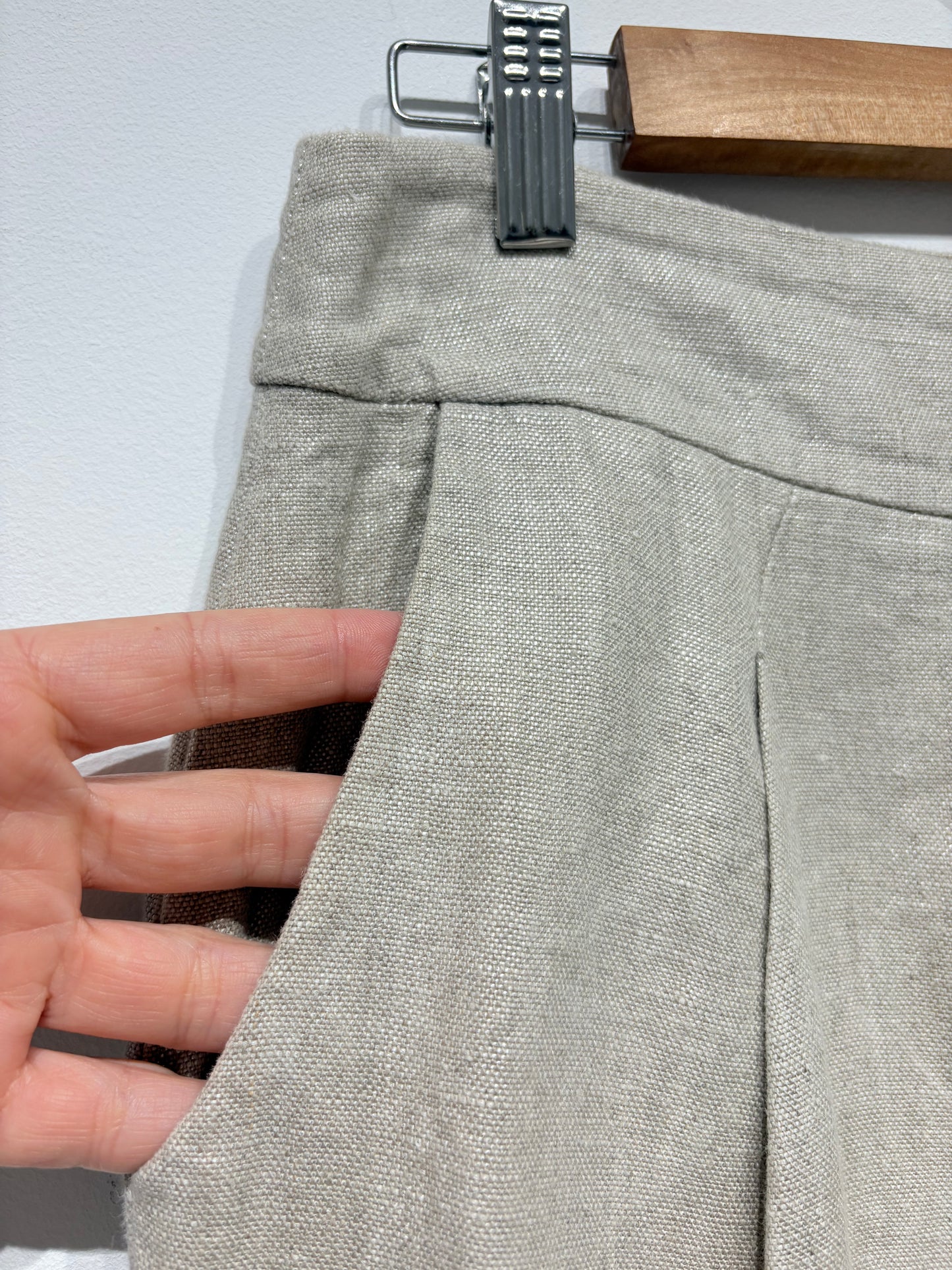 Falda Massimo Dutti color beige