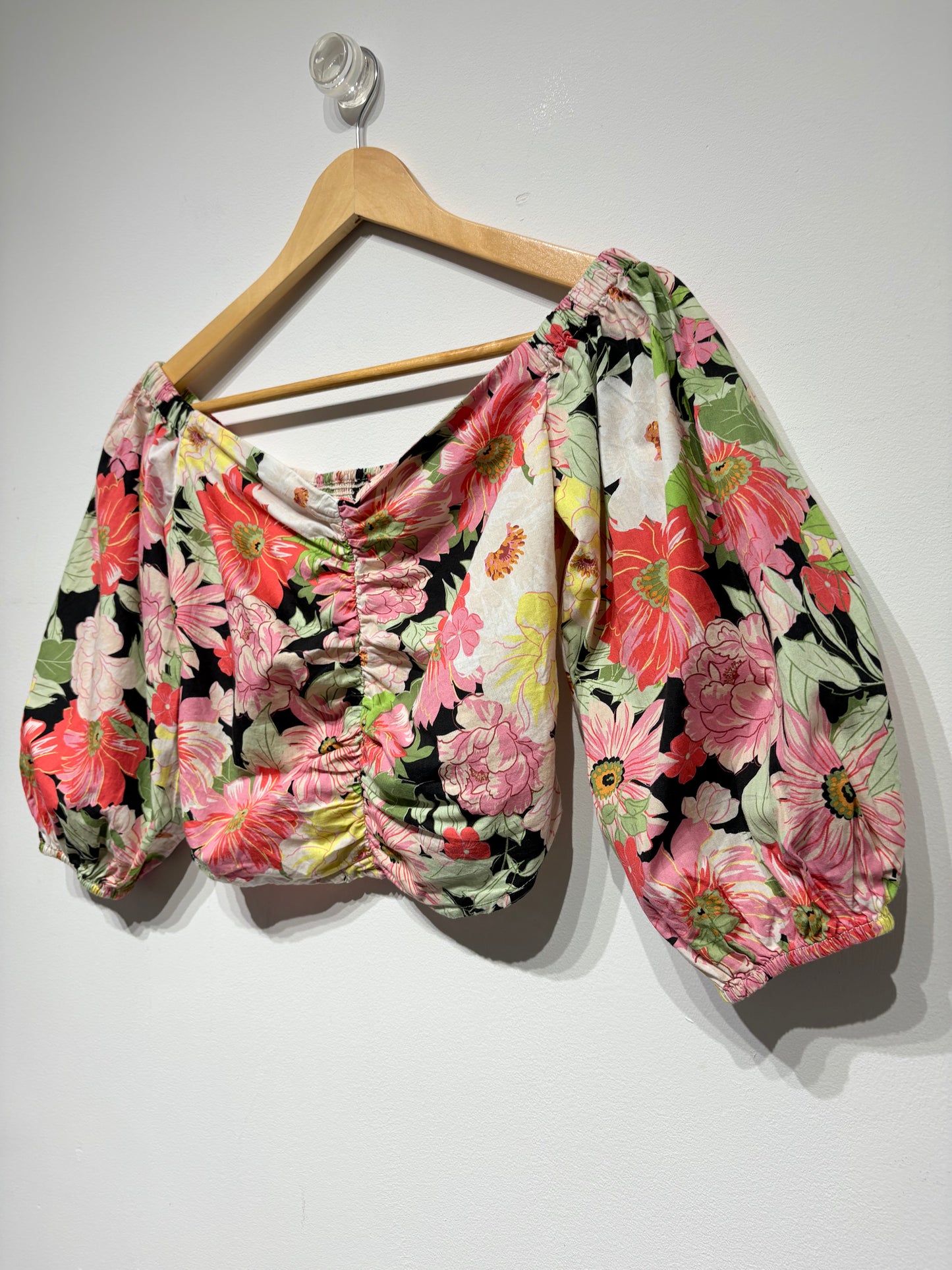 Top estampado de Zara