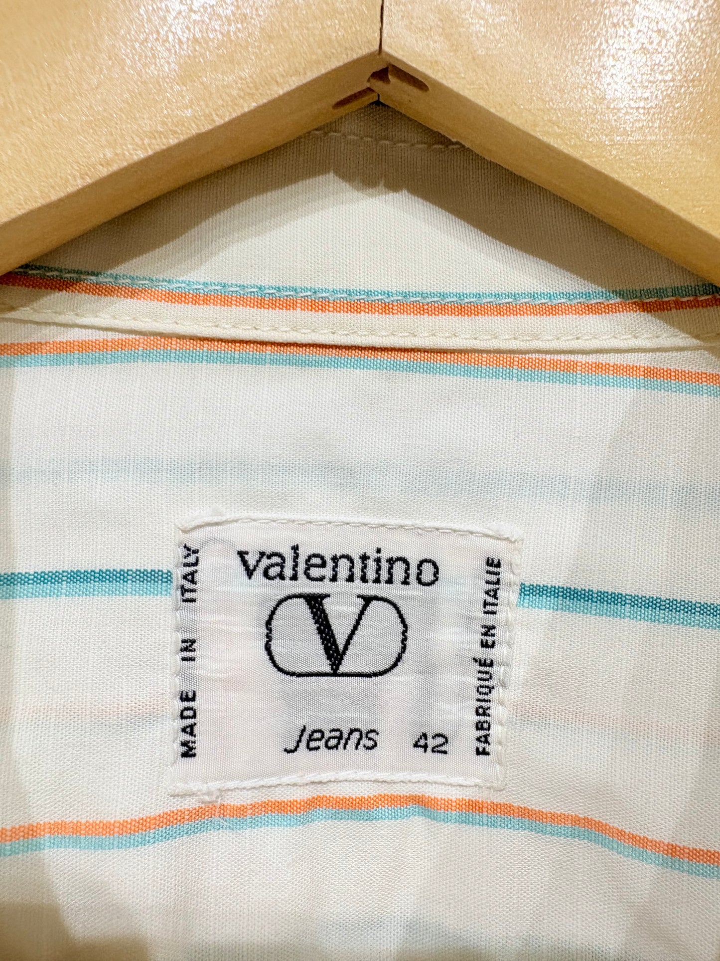 Camisa rayas tipo Jeans Valentino