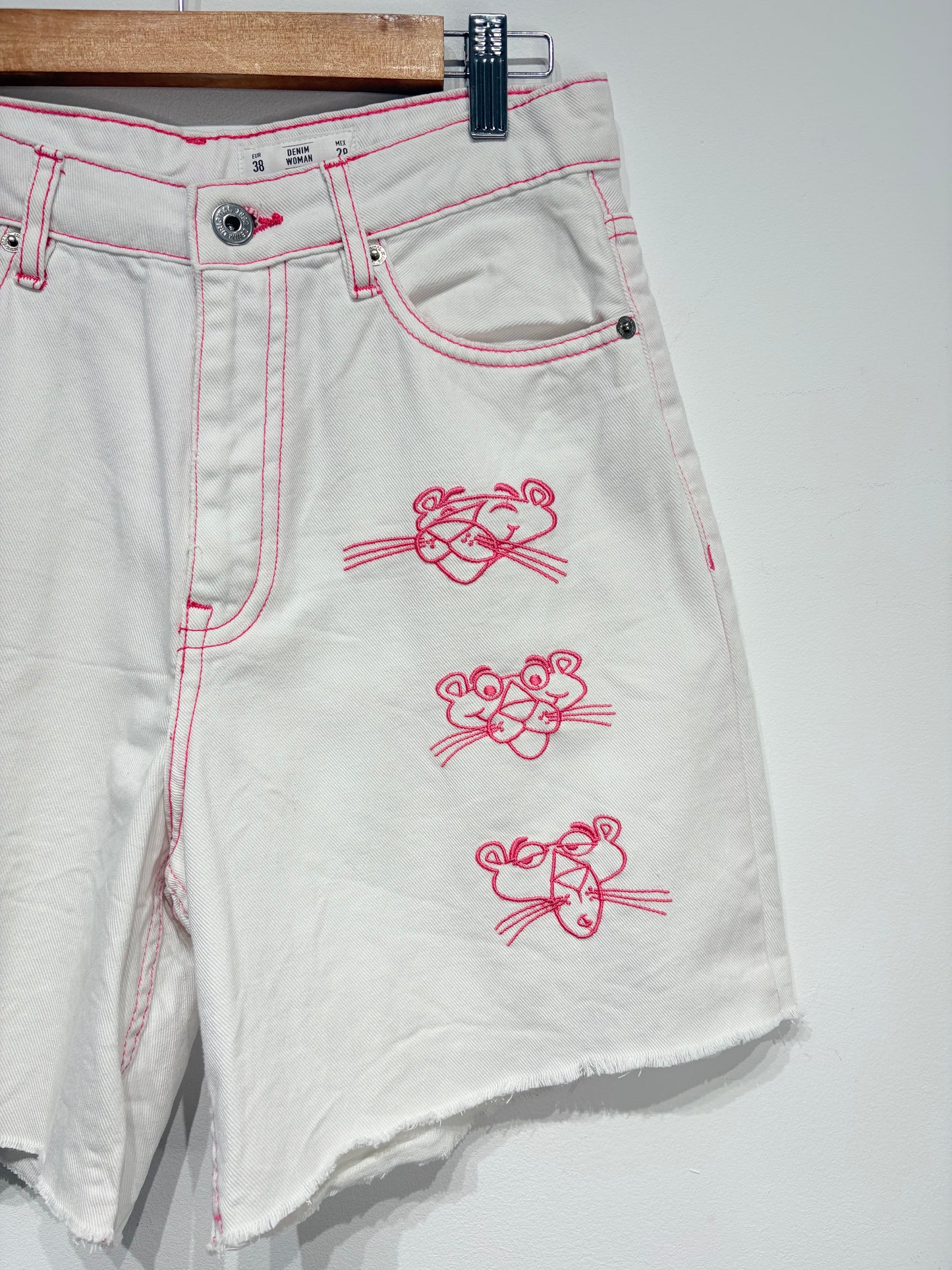 Short vaquero pantera Rosa