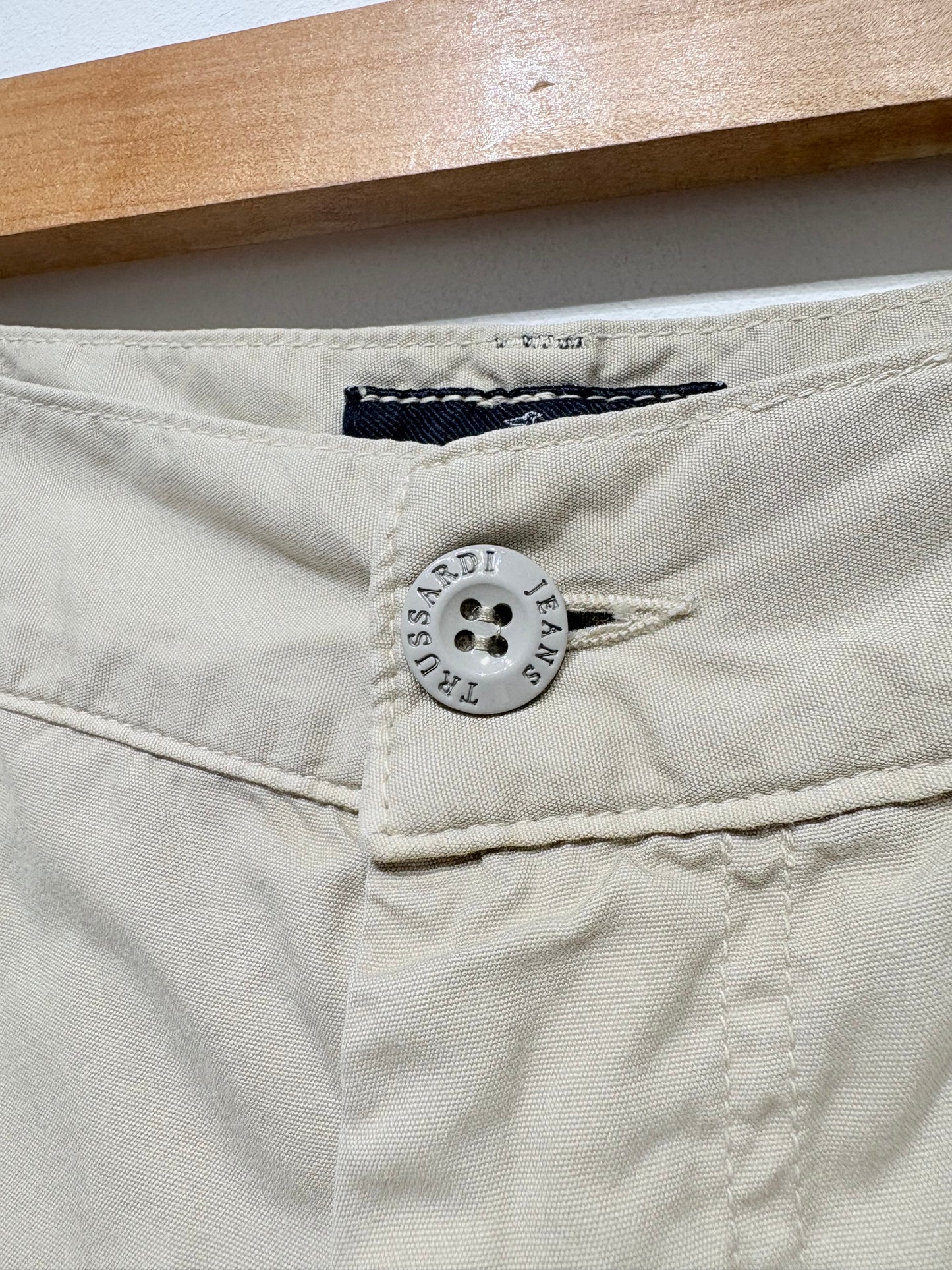 Bermuda color beige Trussardi Jeans