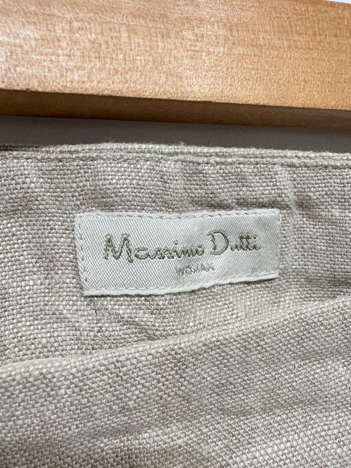 Falda Massimo Dutti color beige