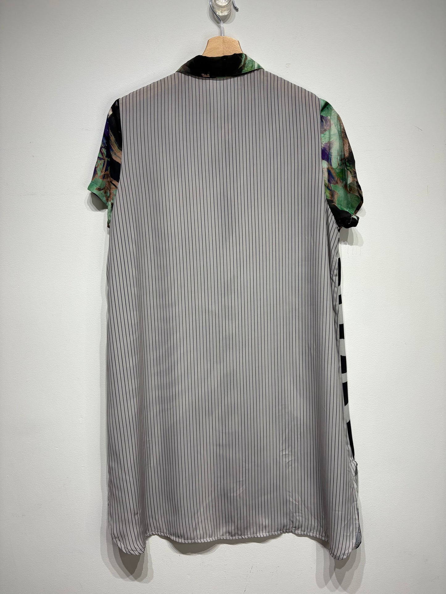 Vestido doble estampado
