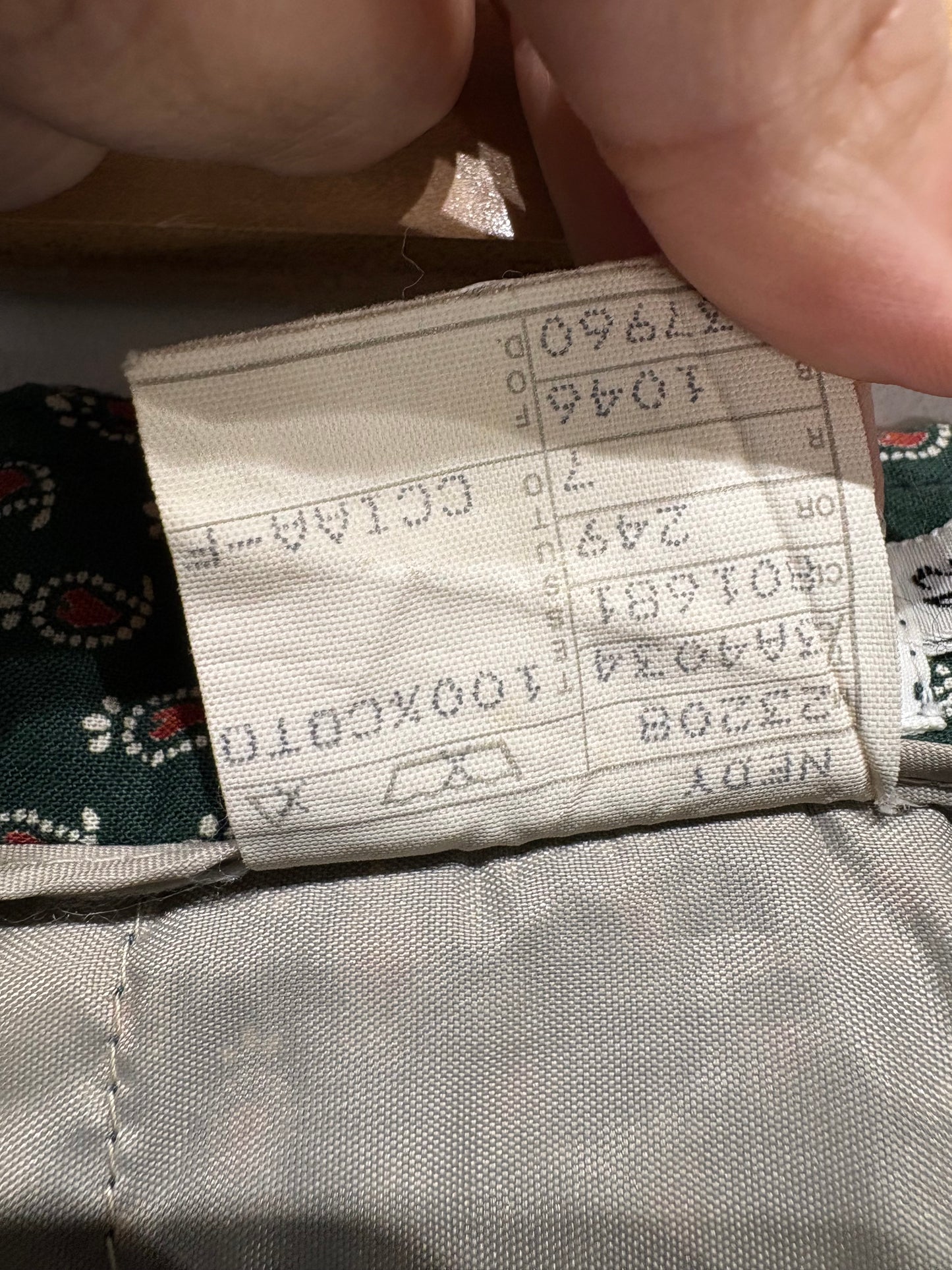 Short vintage 100% algodón