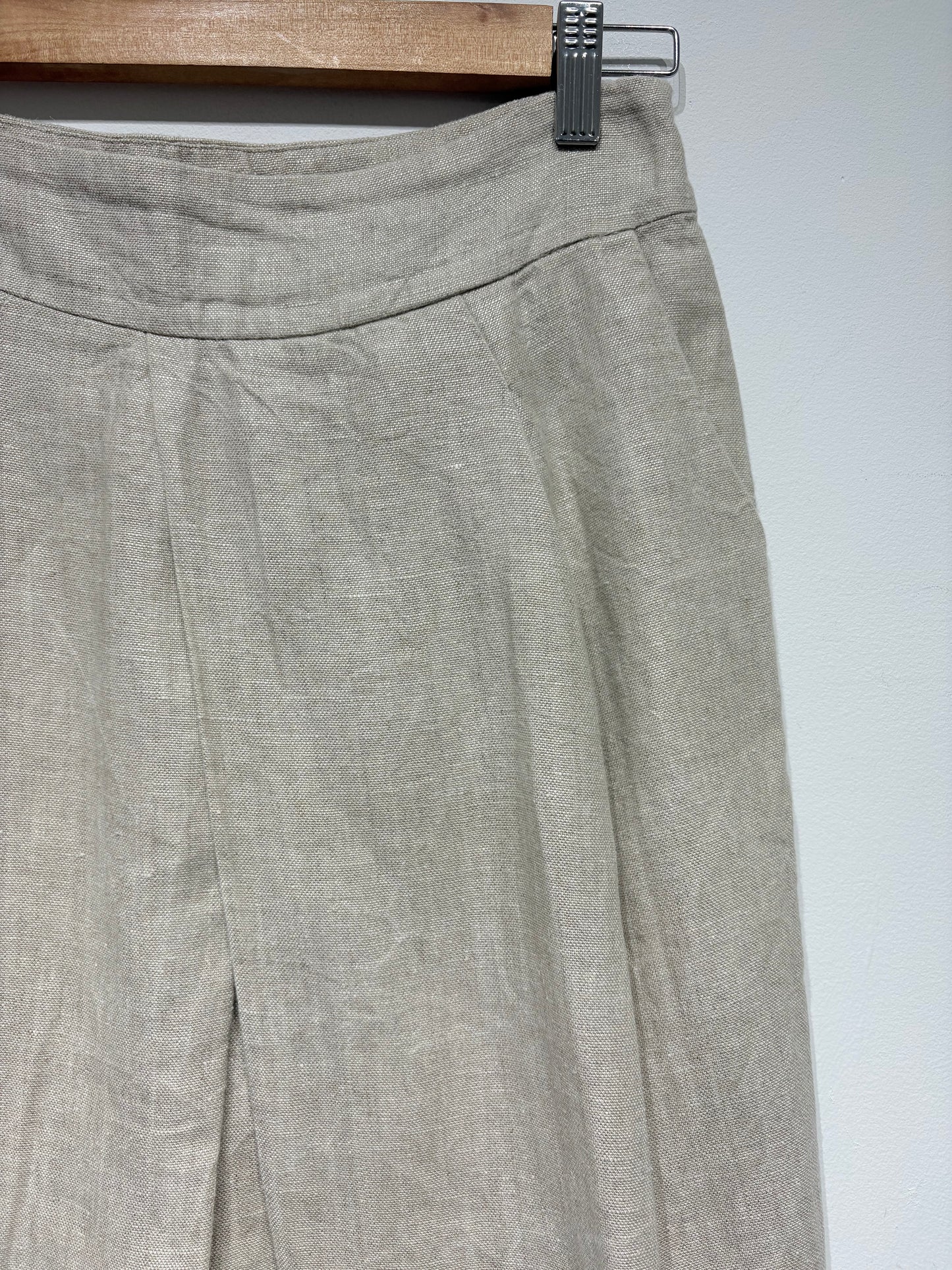 Falda Massimo Dutti color beige