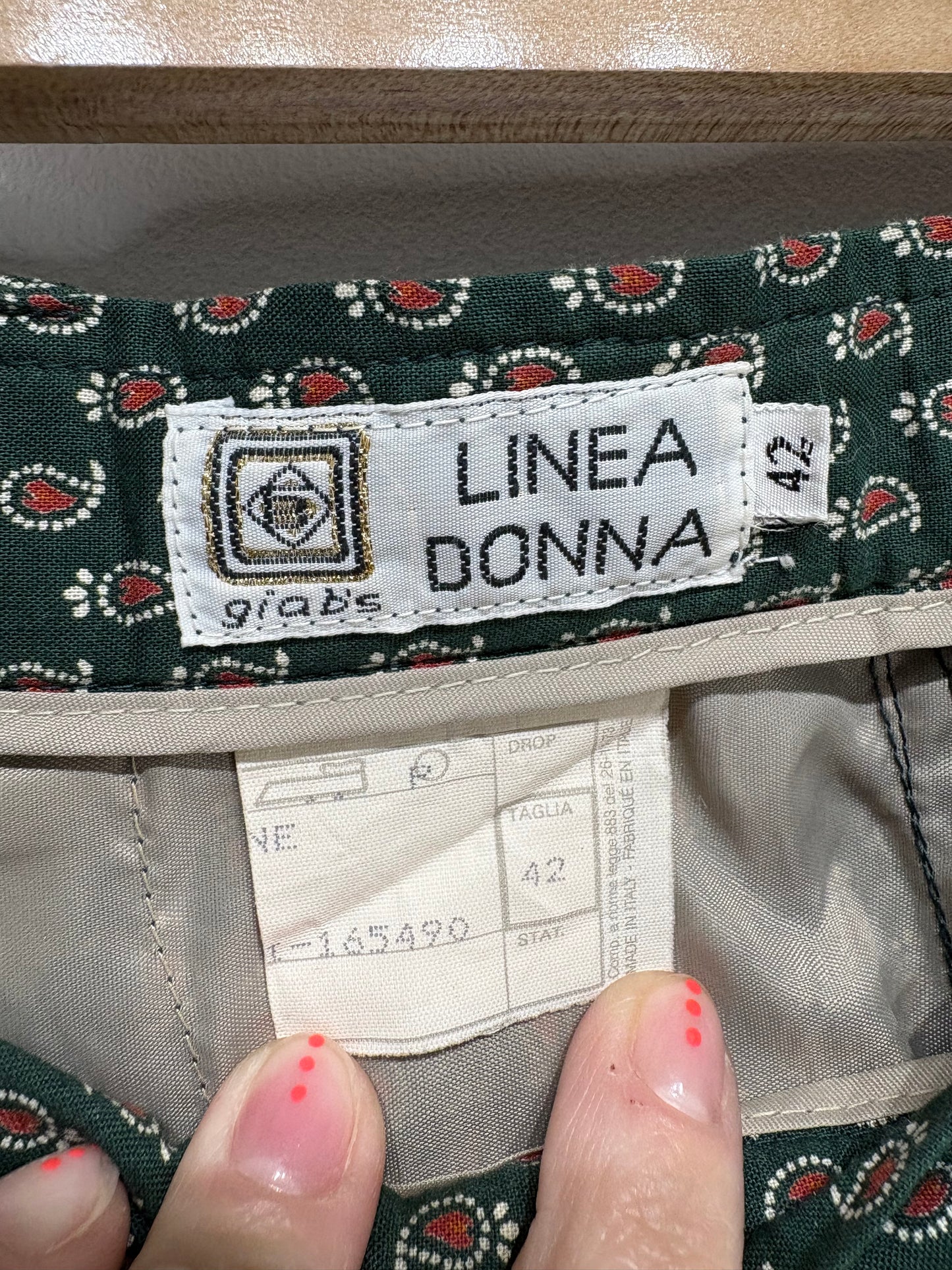 Short vintage 100% algodón