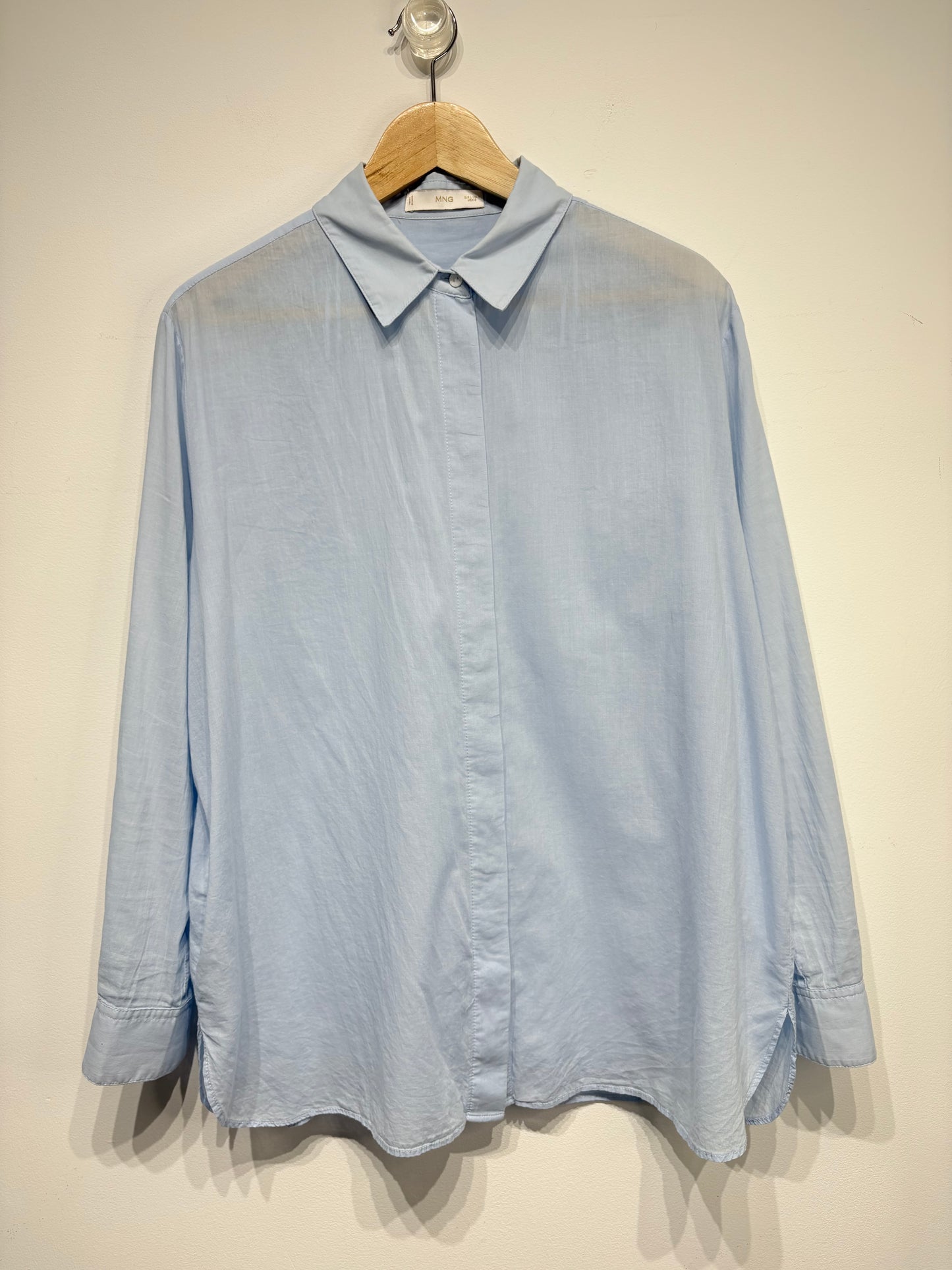 Camisa celeste 100% algodón
