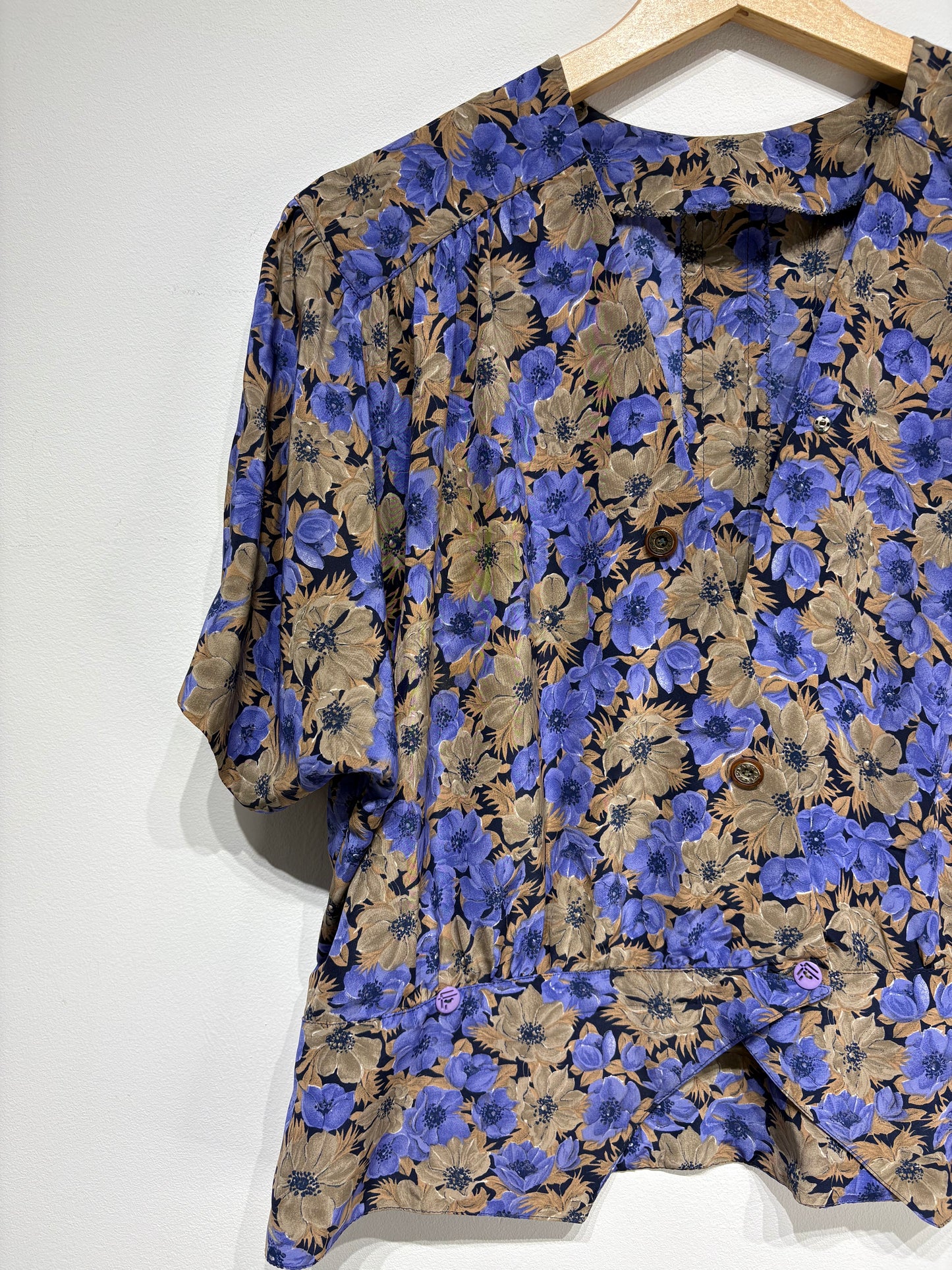 Blusa vintage estampada