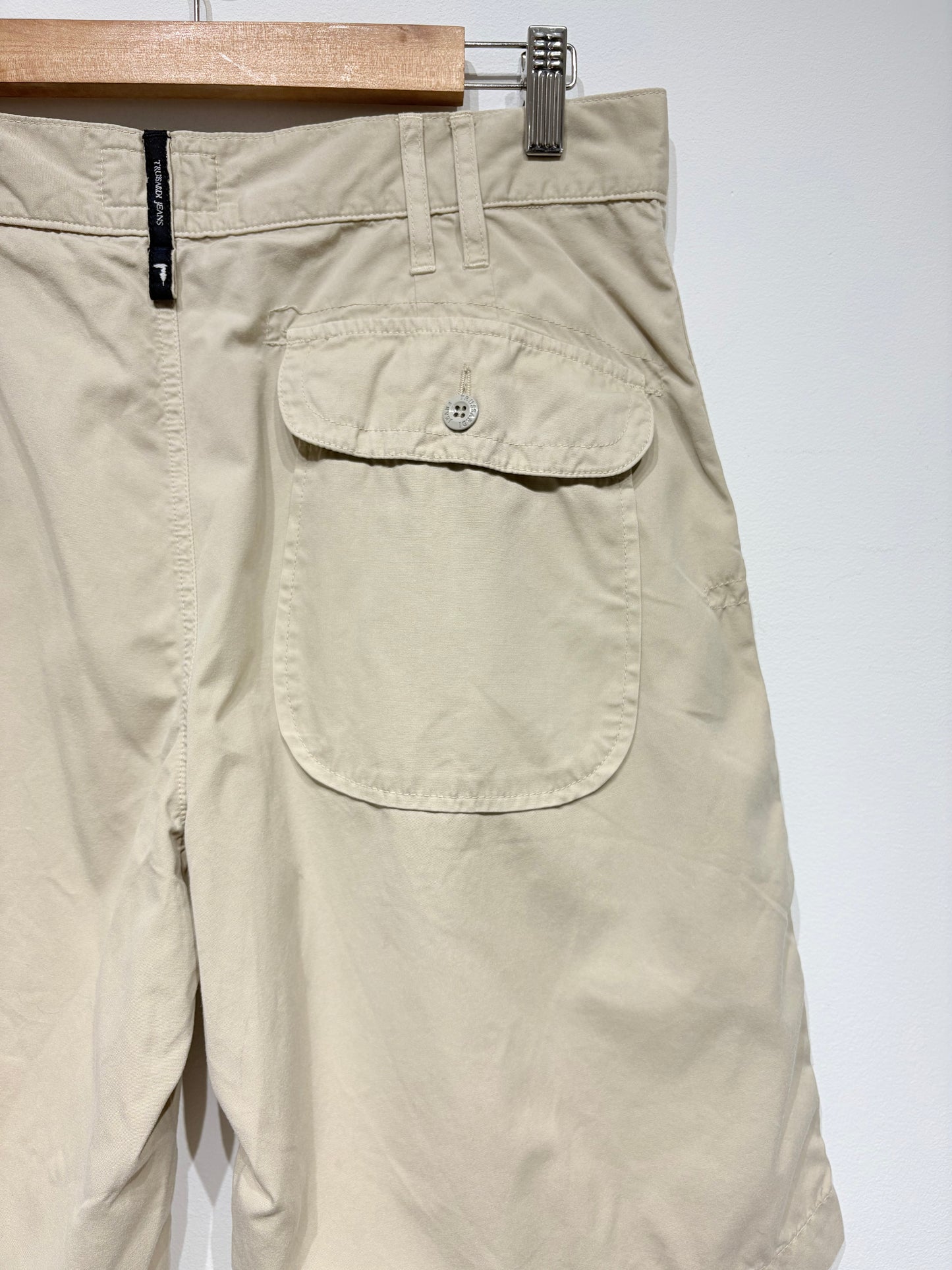 Bermuda color beige Trussardi Jeans