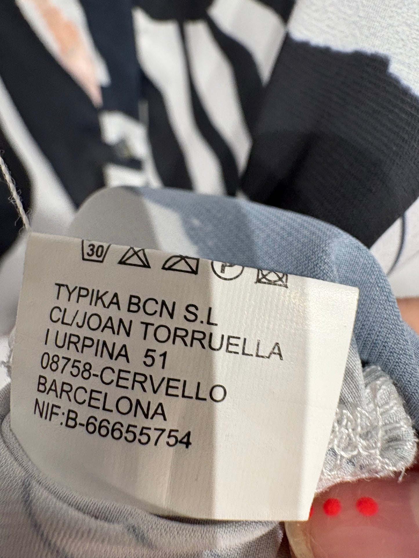 Vestido doble estampado