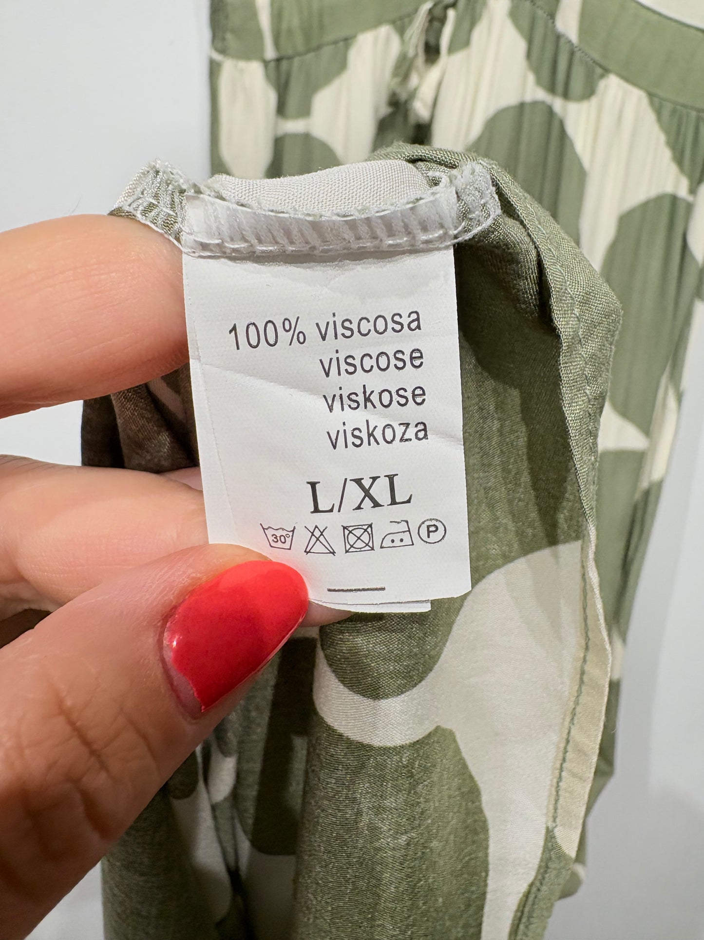 Vestido estampado de tirantes