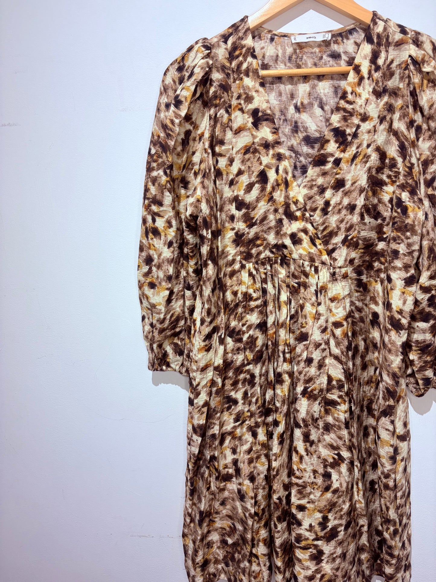 Vestido estampado de Mango