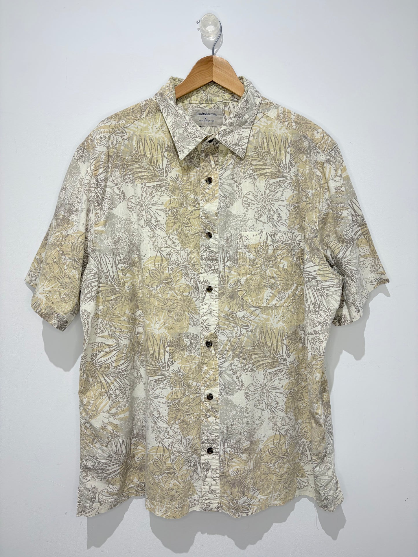 Camisa estampada 100% algodón
