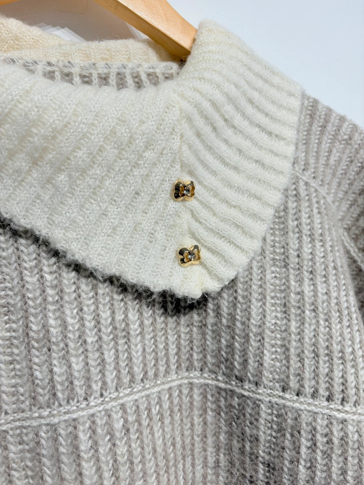 Jersey de punto con cuello