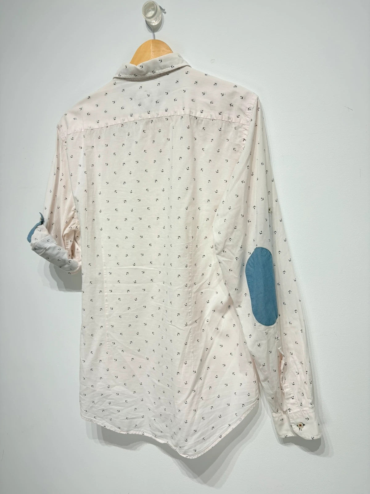 Camisa estampada algodón fino hombre Zara