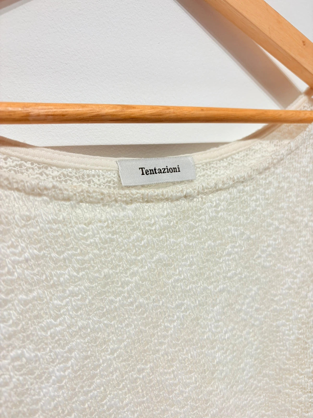 Jersey de punto calado y corte A Tentazioni
