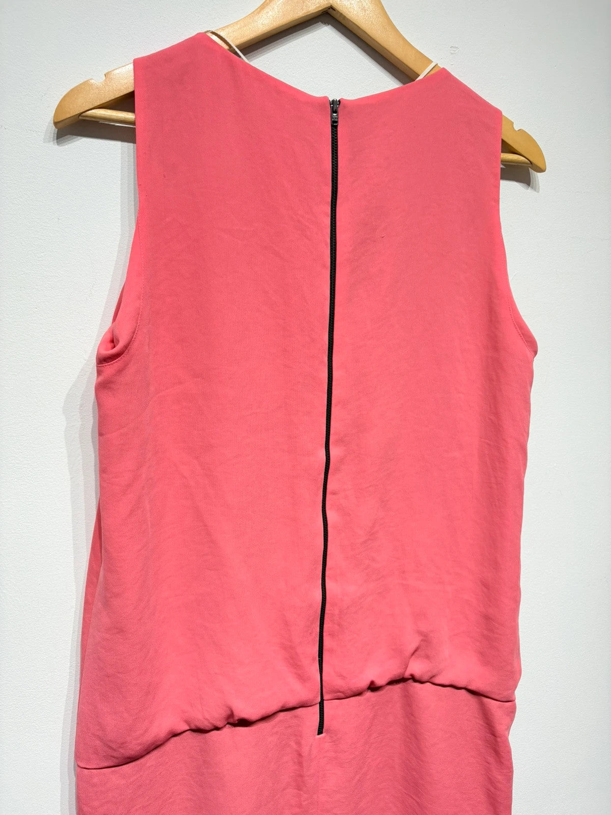 Vestido color coral de Zara