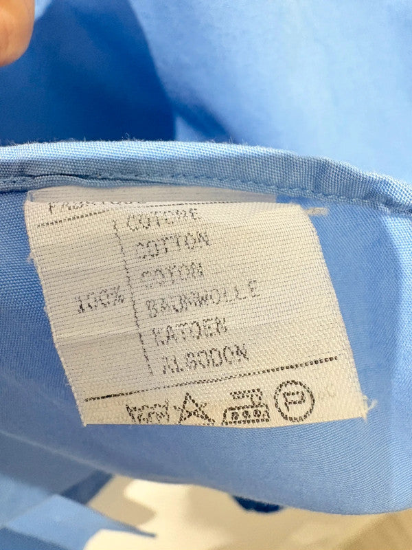 Camisa azul lisa de Valentino