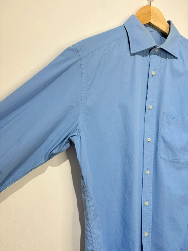Camisa azul lisa de Valentino