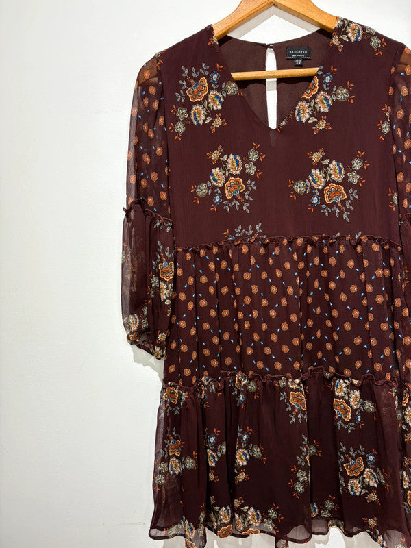 Vestido de gasa Reseved